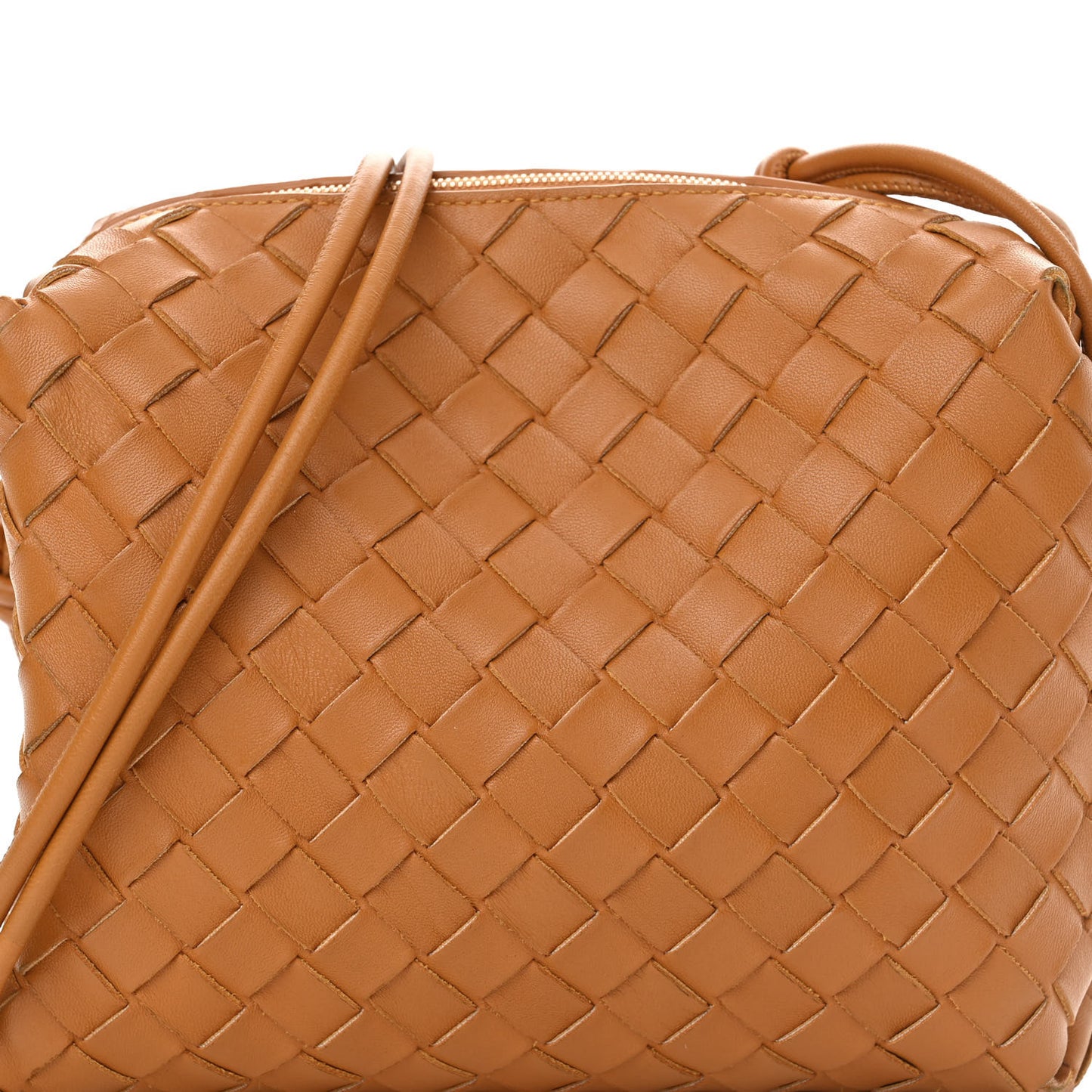 Nappa Intrecciato Small Loop Camera Bag Cob