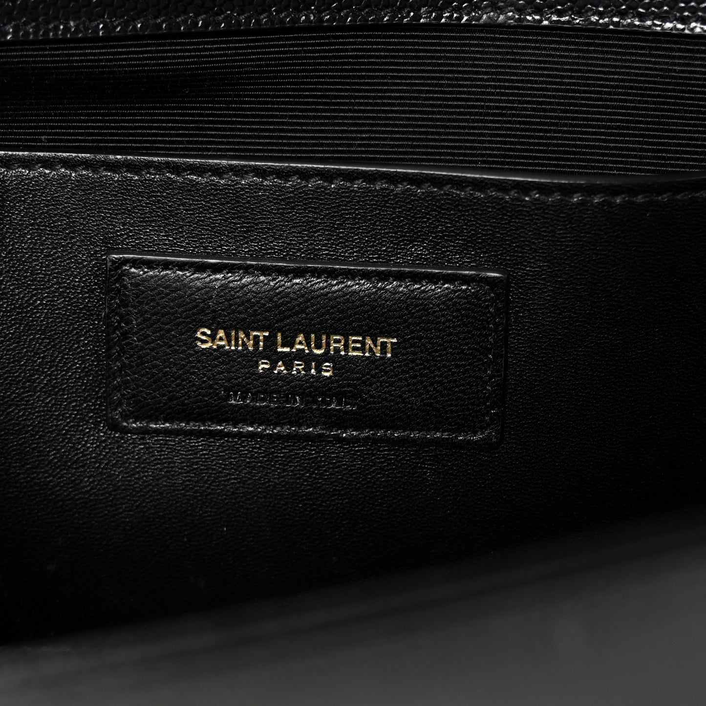 Grain De Poudre Monogram Cassandre Clutch Black