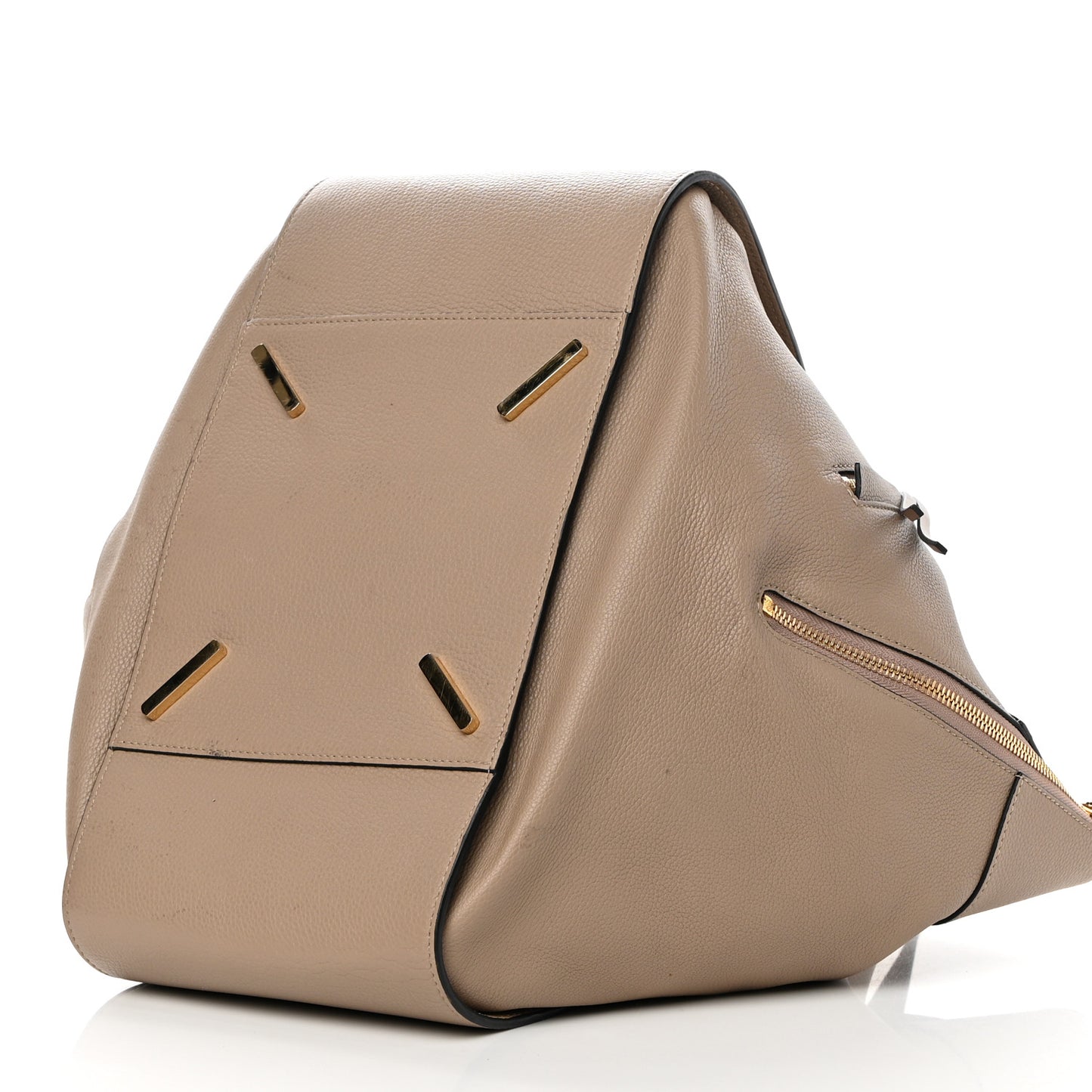 Calfskin Medium Hammock Shoulder Bag Sand Mink