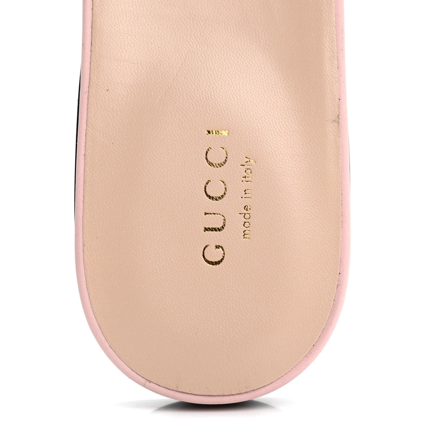 Cosmos Softy Calfskin Interlocking G Cut Out Slide Sandals 40 Pastel Pink