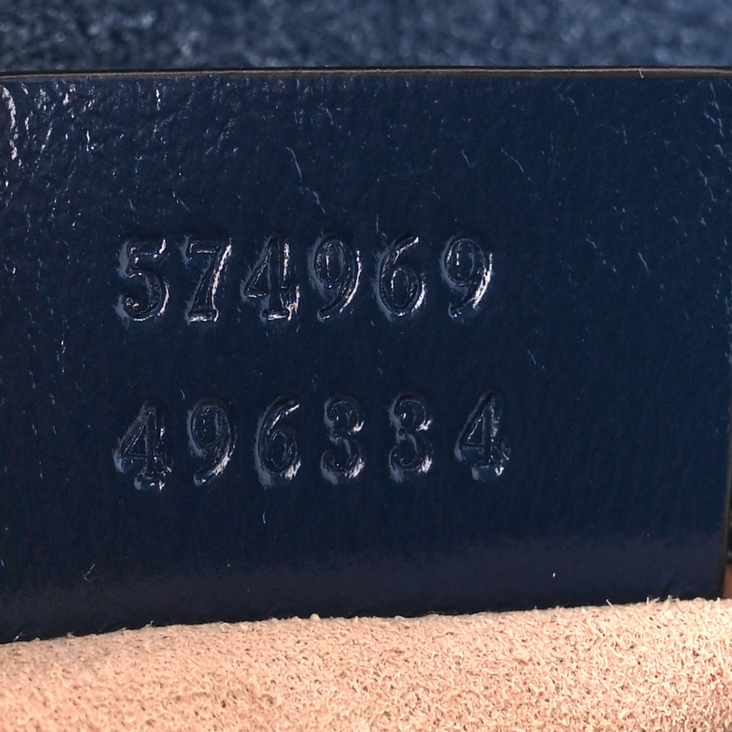 Vintage Effect Calfskin Matelasse Diagonal Super Mini Torchon GG Marmont Shoulder Bag Blue Agata Mystic White
