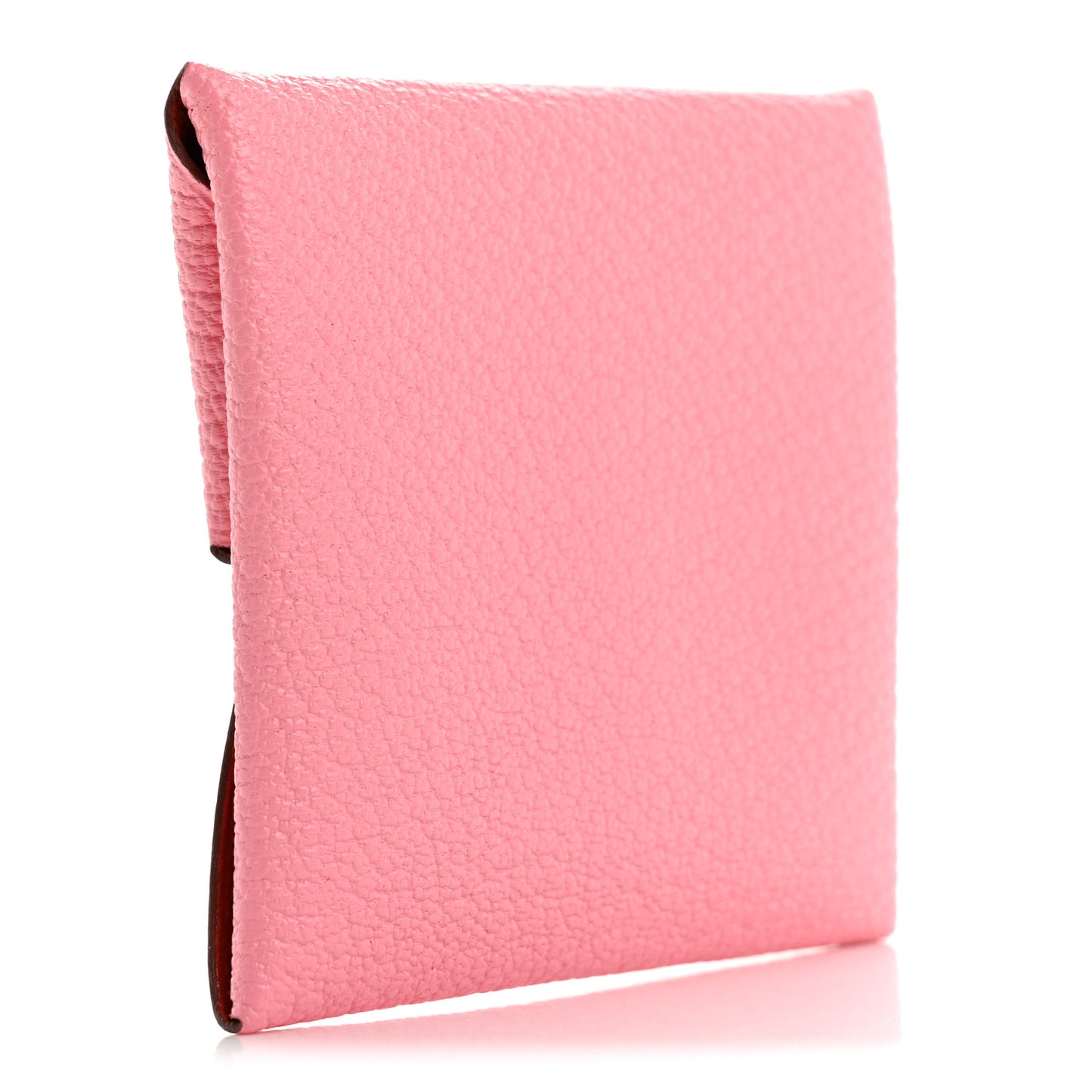 Chevre Mysore Bastia Verso Coin Purse Rose Confetti Brique