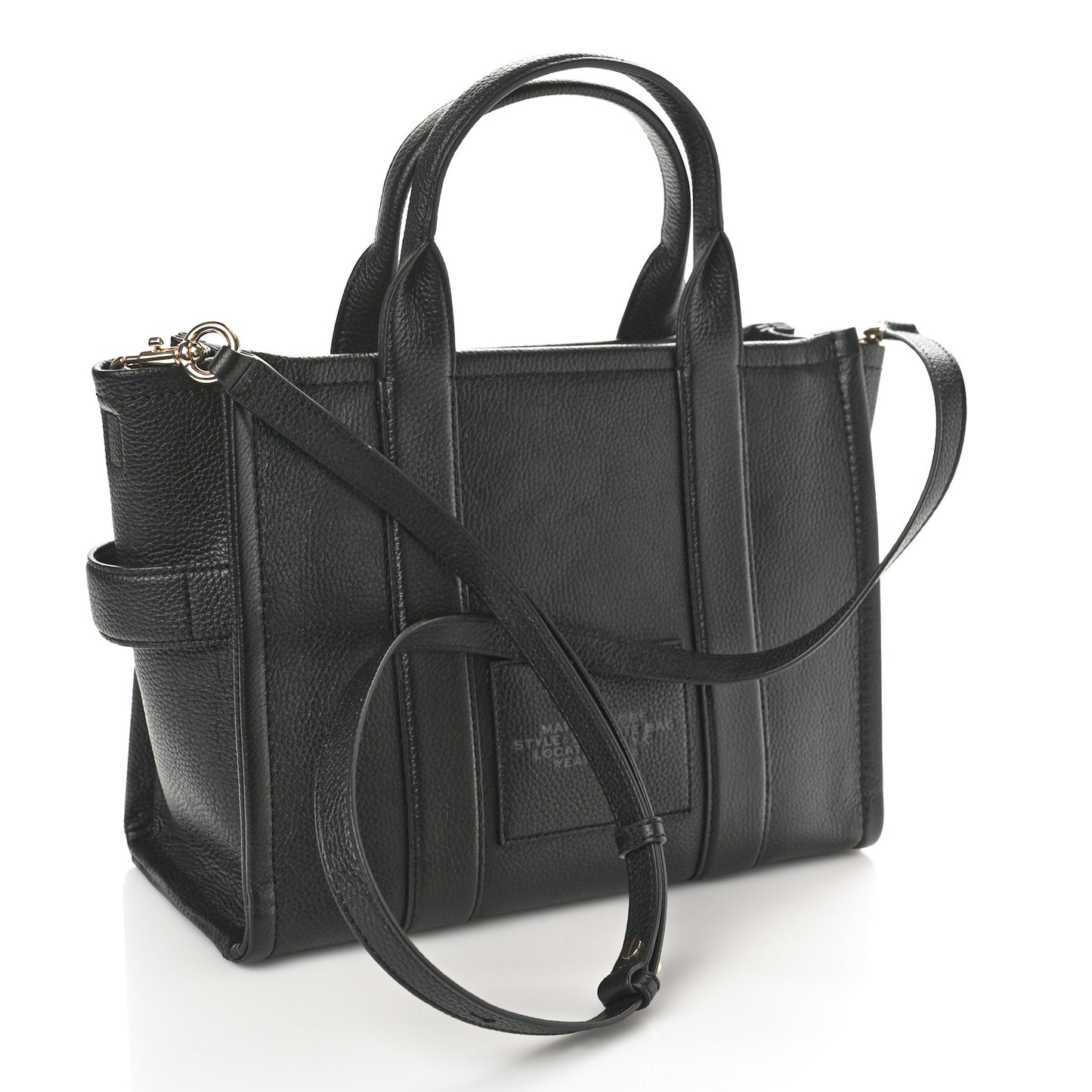 Grained Calfskin Medium The Tote Bag Black