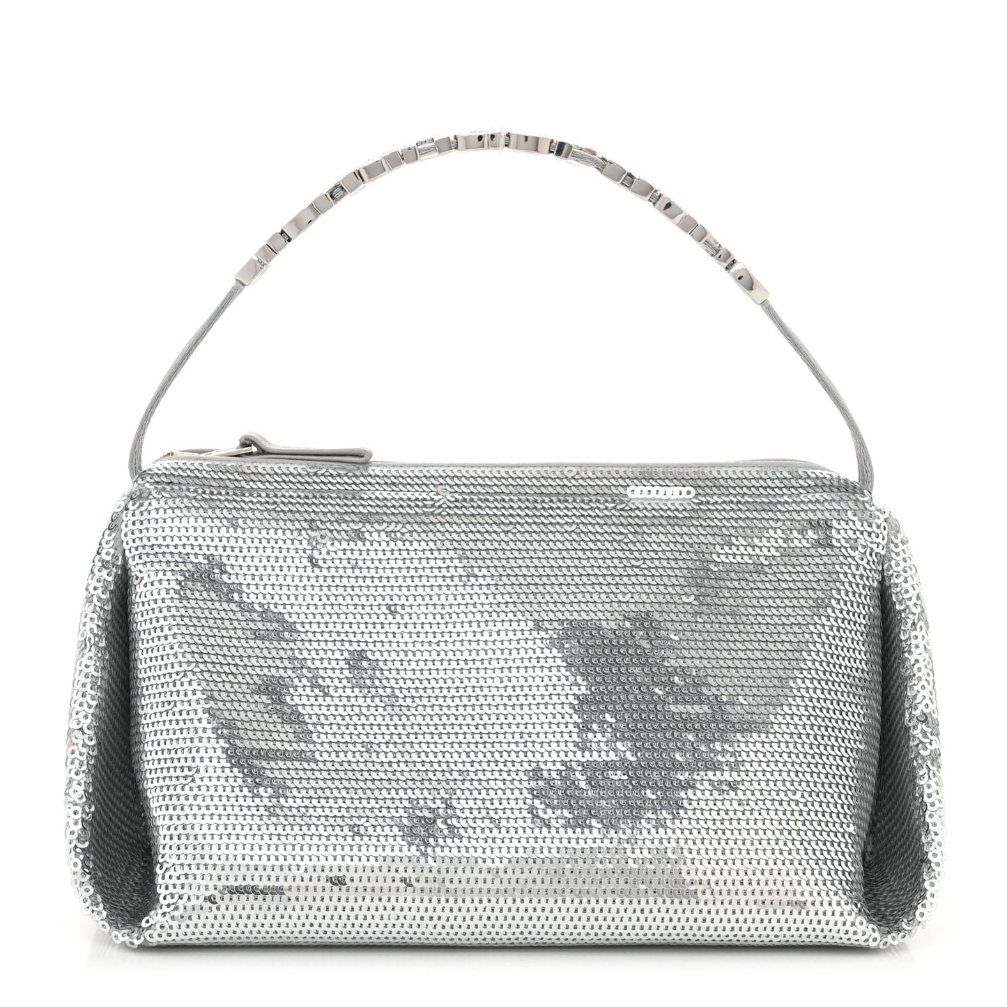 Sequin Micro Marquess Bag Silver