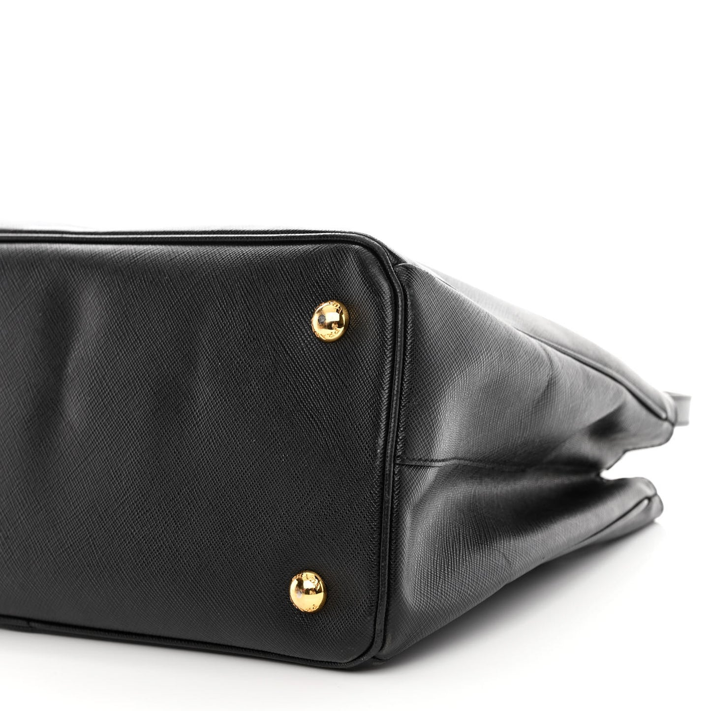 Saffiano Lux Medium Tote Black
