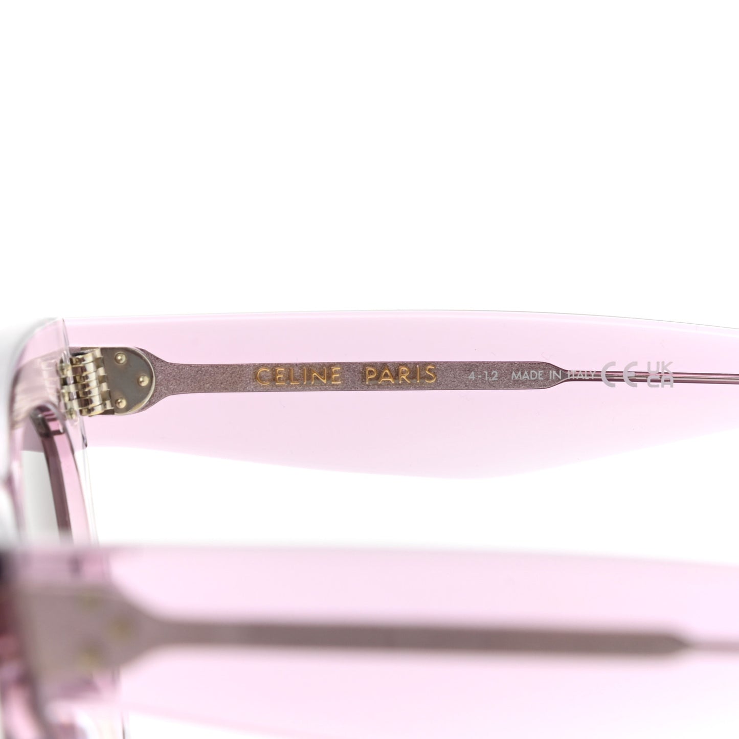 Acetate Cat Eye Sunglasses CL4004IN Transparent Lilac