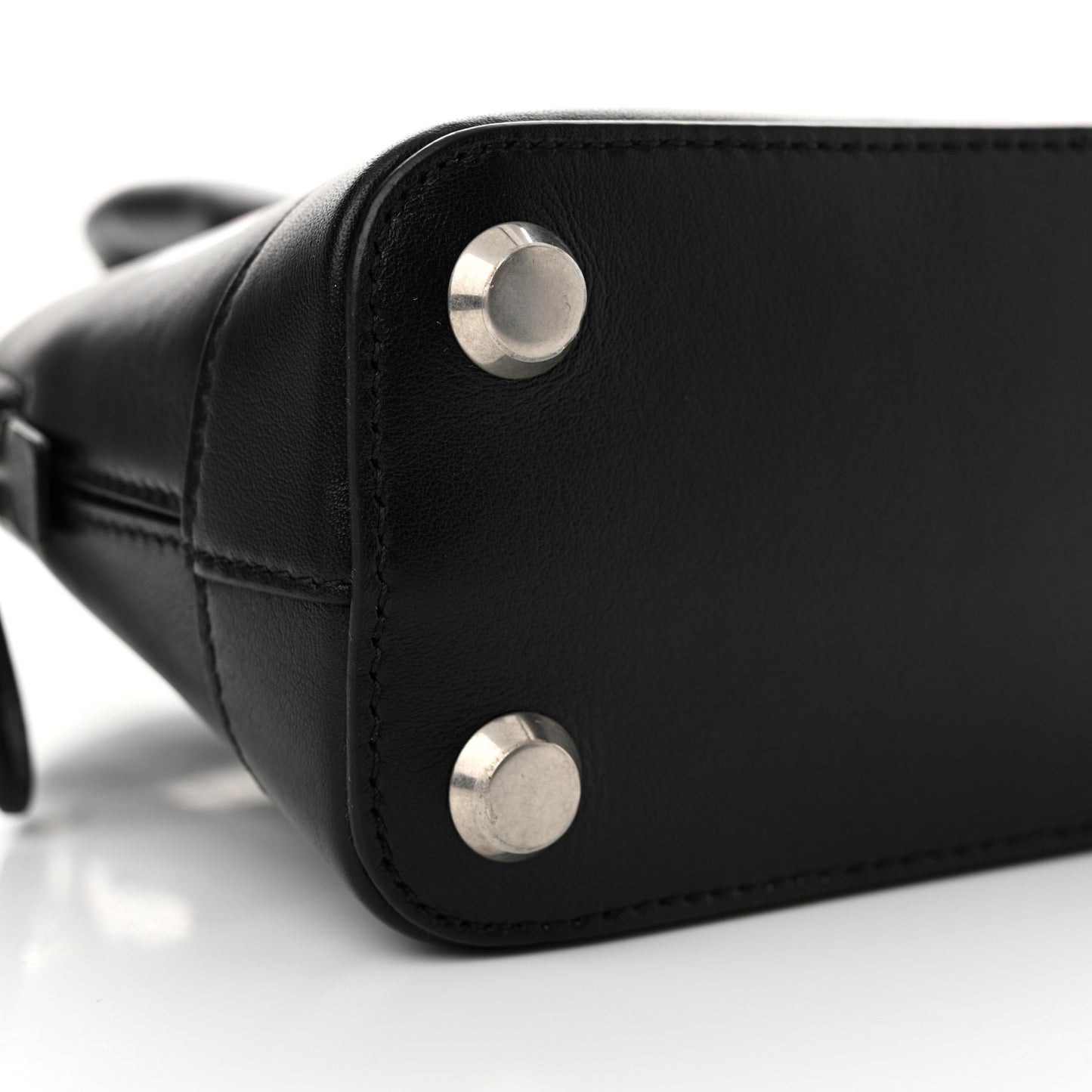 Calfskin I Love Techno XXS Ville Top Handle Bag Black Multicolor