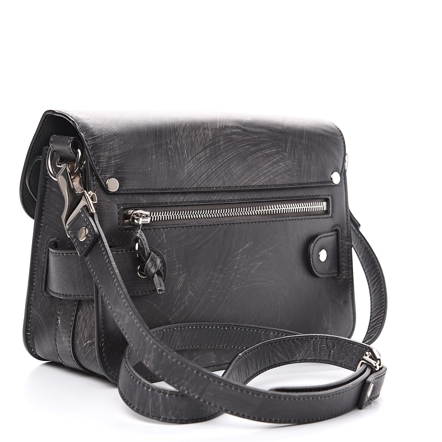 New Linosa Mini PS11 Classic Chalk Board Shoulder Bag Grey