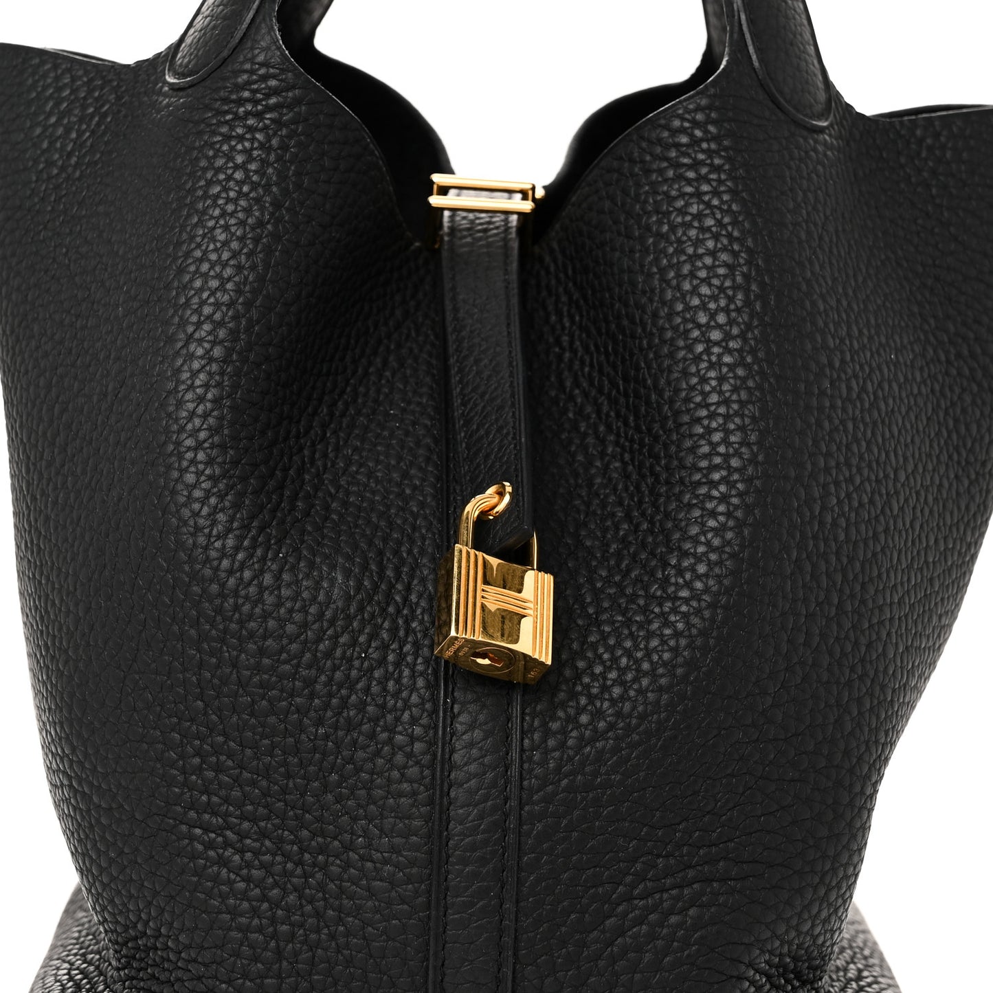 Taurillon Clemence Picotin Lock 22 MM Black
