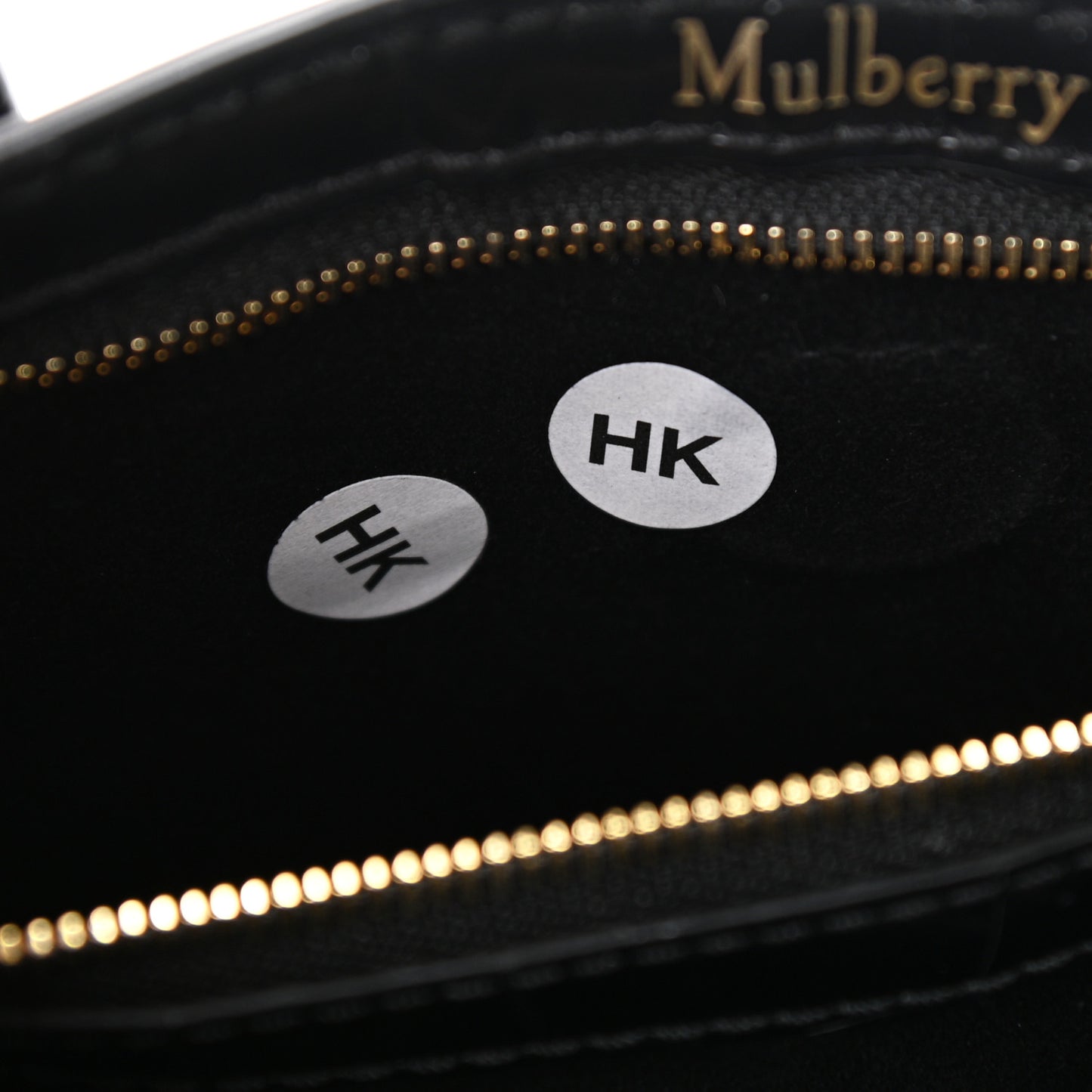 Crocodile Embossed Calfskin Bayswater Black