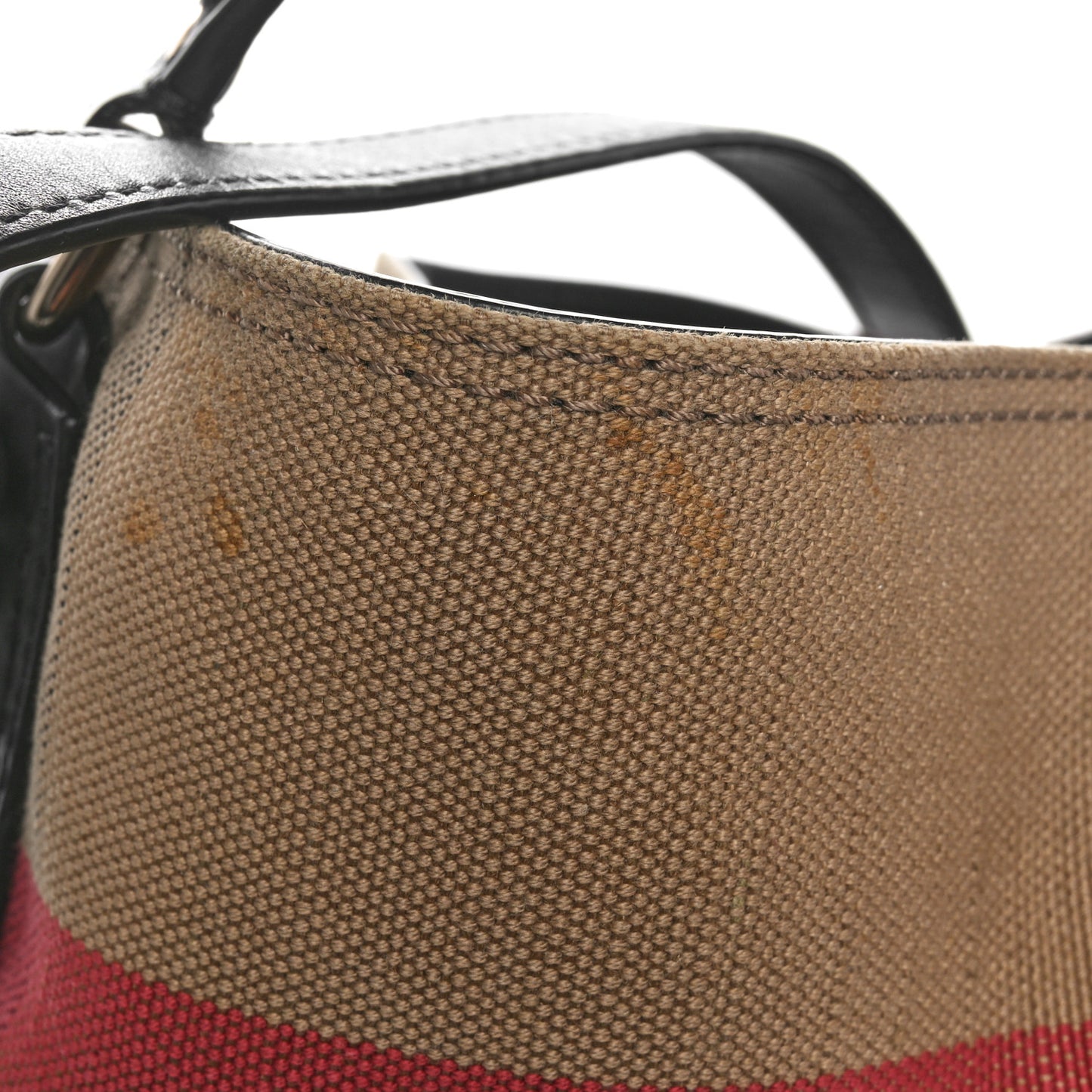 Canvas Mega Check Medium Ashby Hobo Black