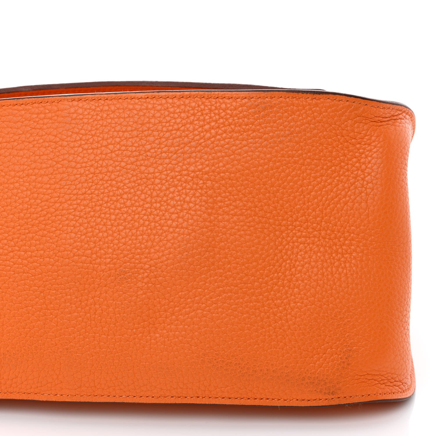 Hermes Taurillon Clemence Jypsiere 34 Orange 11 of 14
