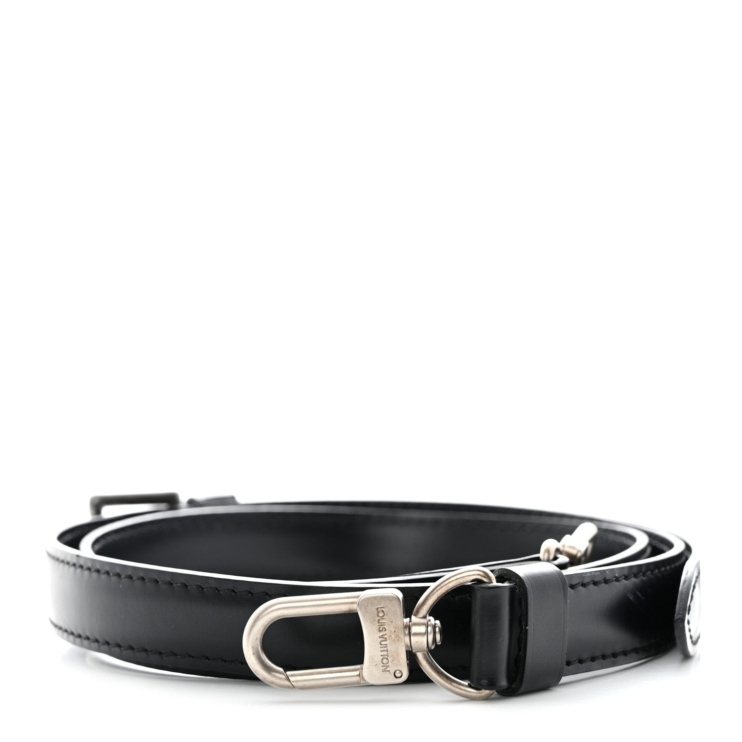 Louis Vuitton Calfskin Adjustable Keepall Bandouliere Shoulder Strap Black 1 of 9