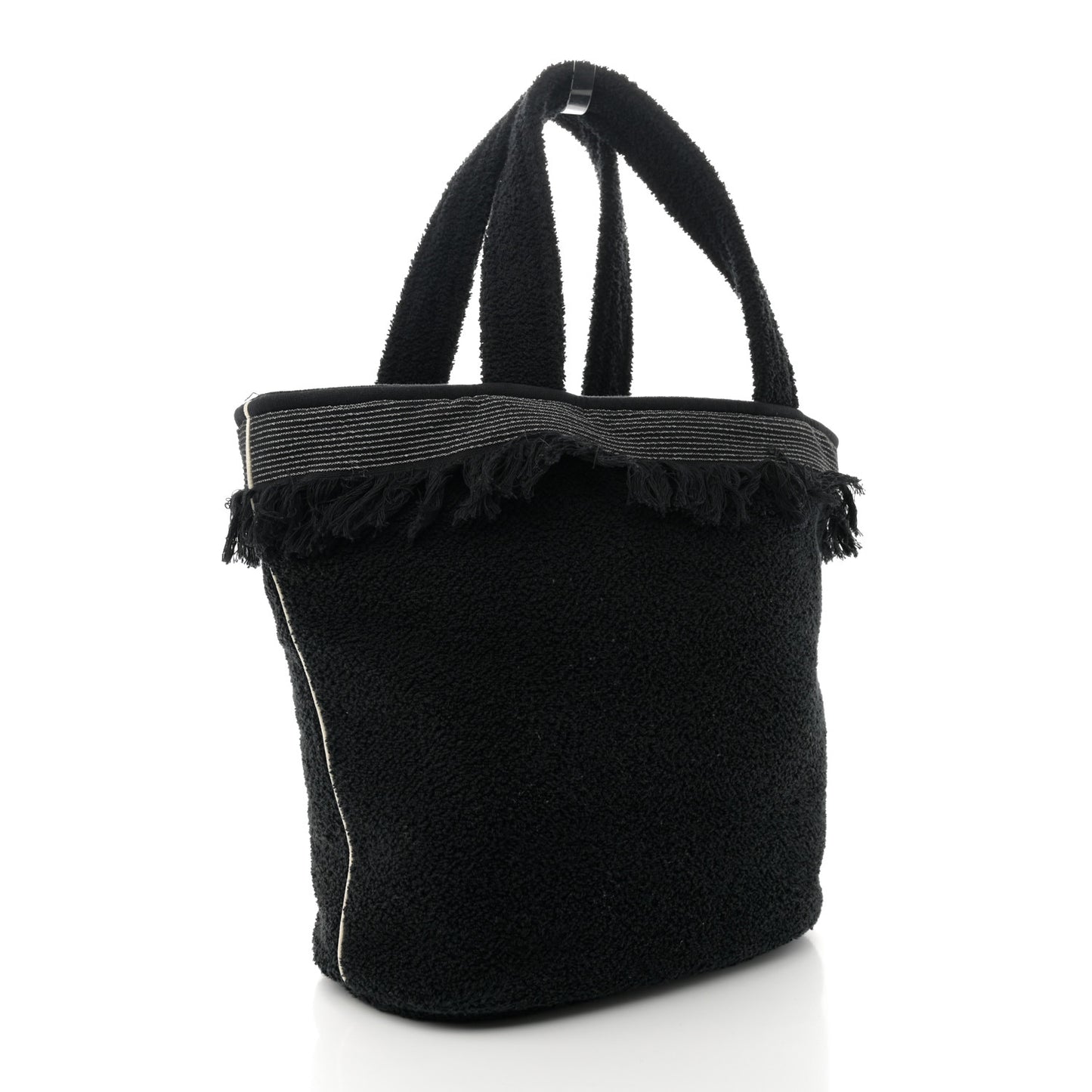 Terry Cotton CC Beach Tote Towel Set Black