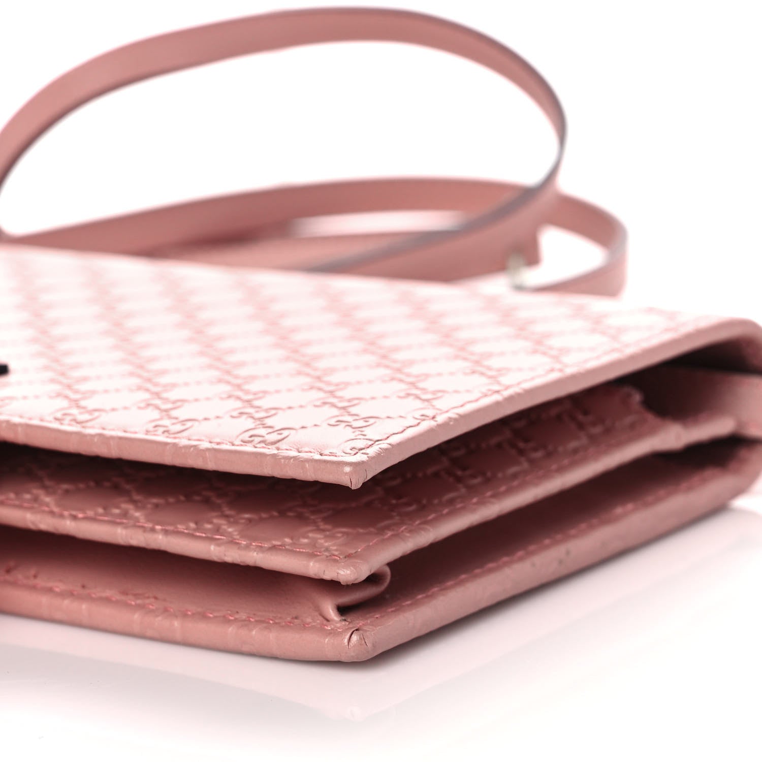 Gucci Microguccissima Crossbody Wallet Soft Pink 5 of 10