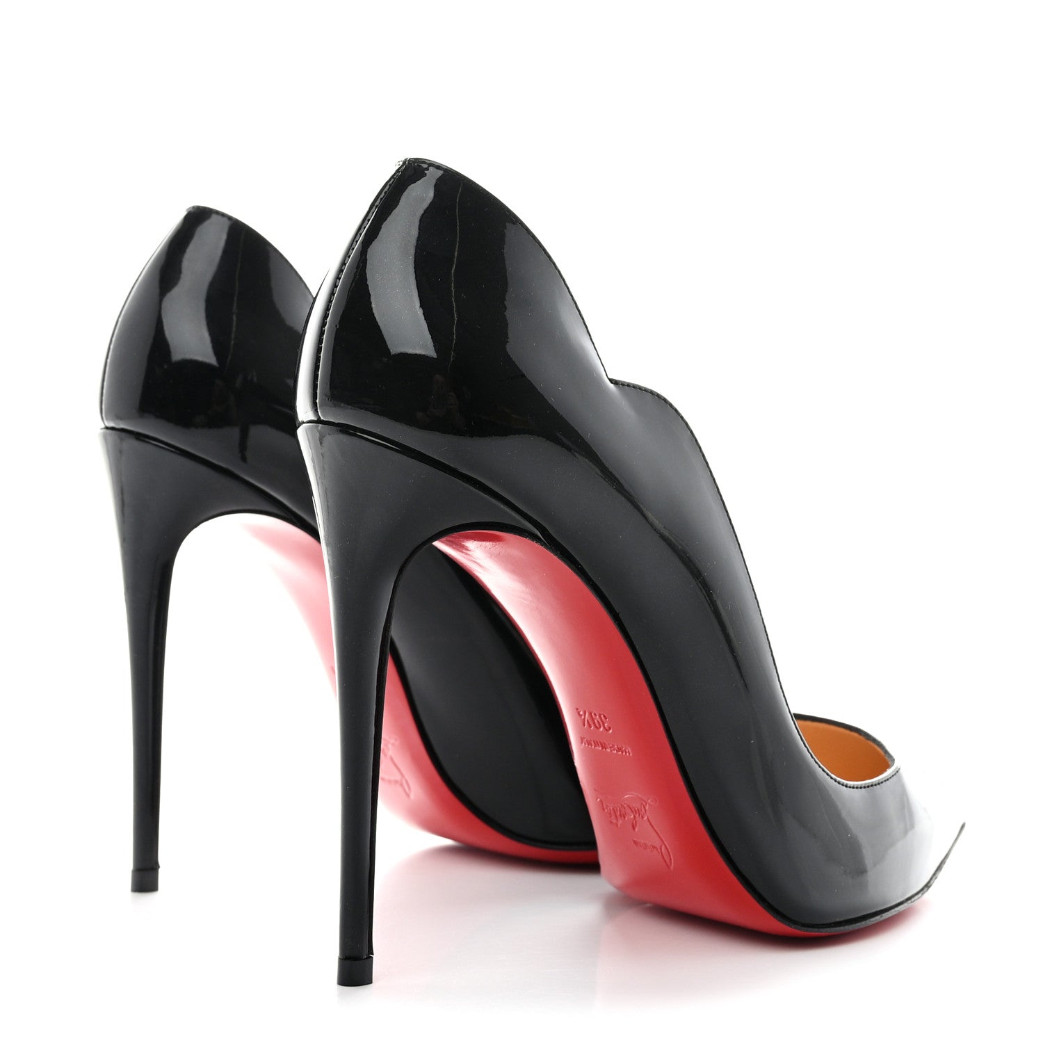 Christian Louboutin Patent Hot Chick 100 Pumps 39.5 Black 4 of 10