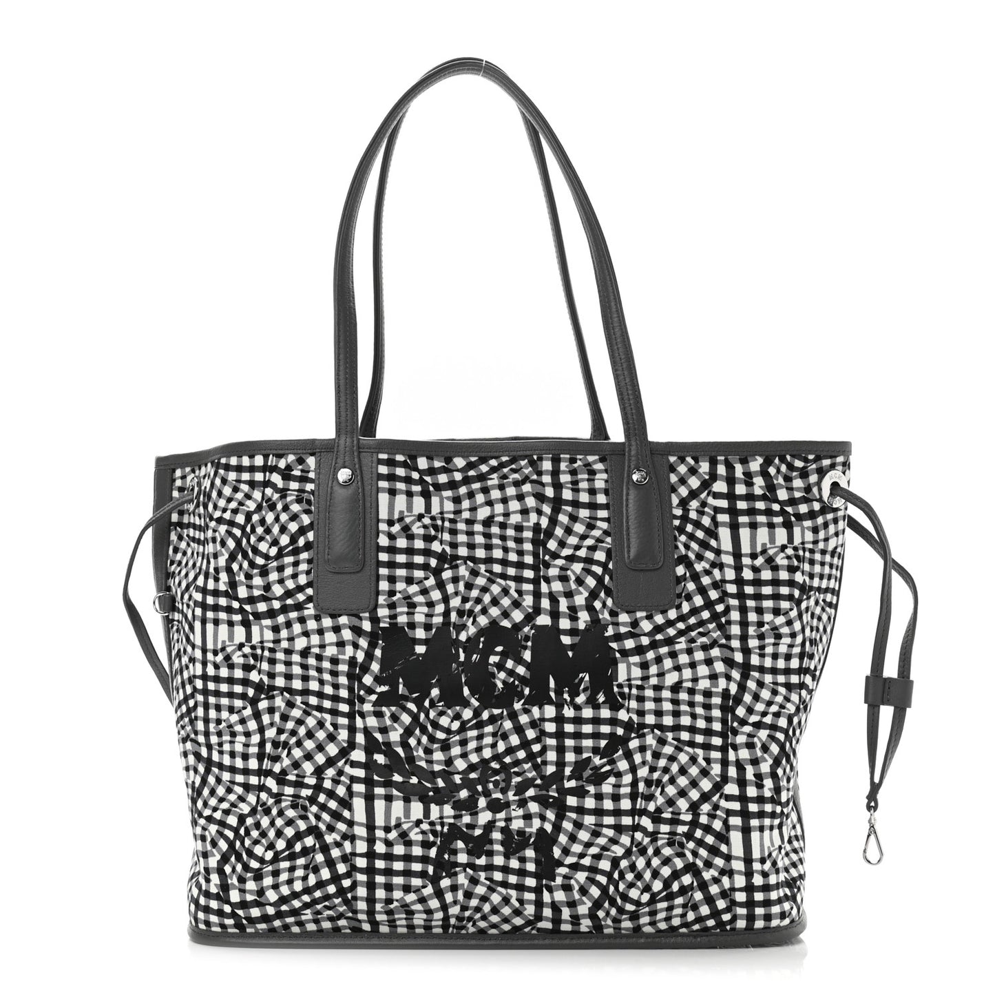 Visetos Medium Liz Reversible Shopper Tote Black