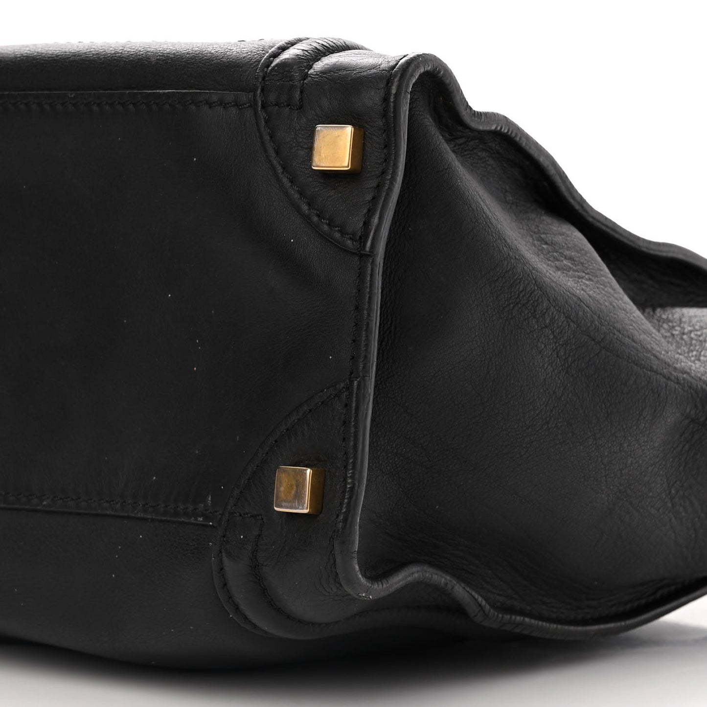 Smooth Calfskin Micro Luggage Black