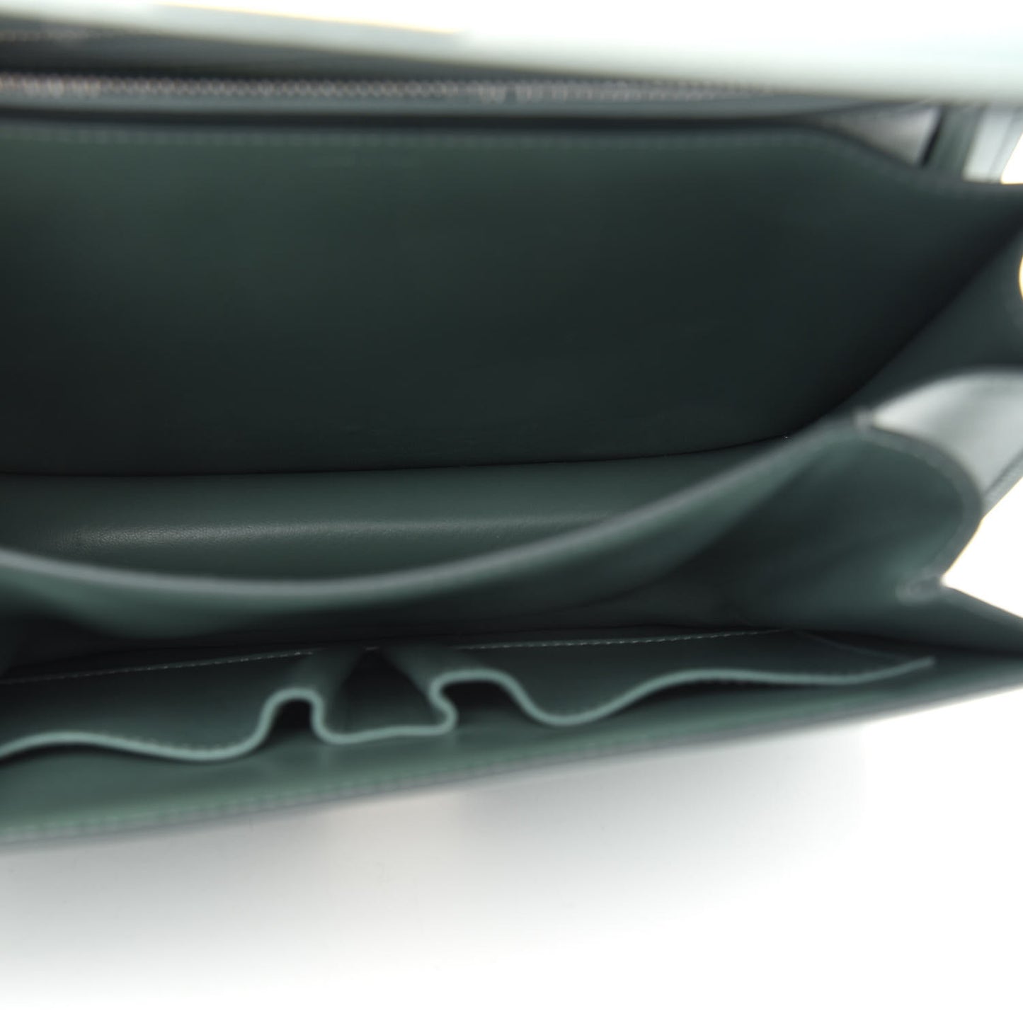 Box Calfskin Medium Classic Box Flap Bag Jade
