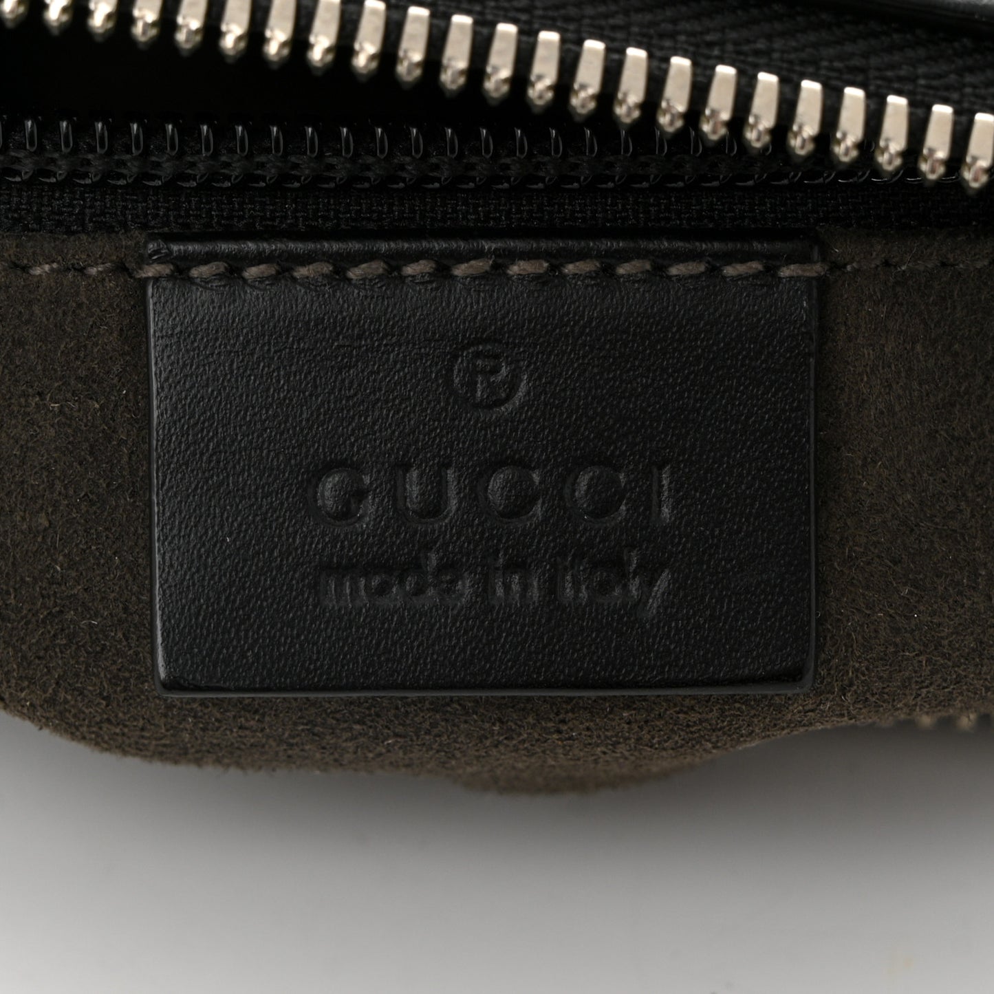 Guccissima Signature Medium Flat Messenger Bag Black