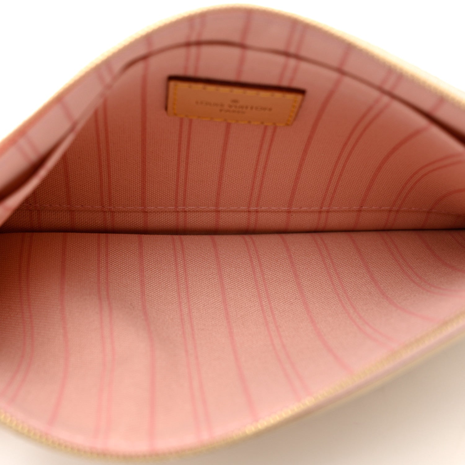 Louis Vuitton Damier Azur Neverfull MM GM Pochette Rose Ballerine 5 of 6