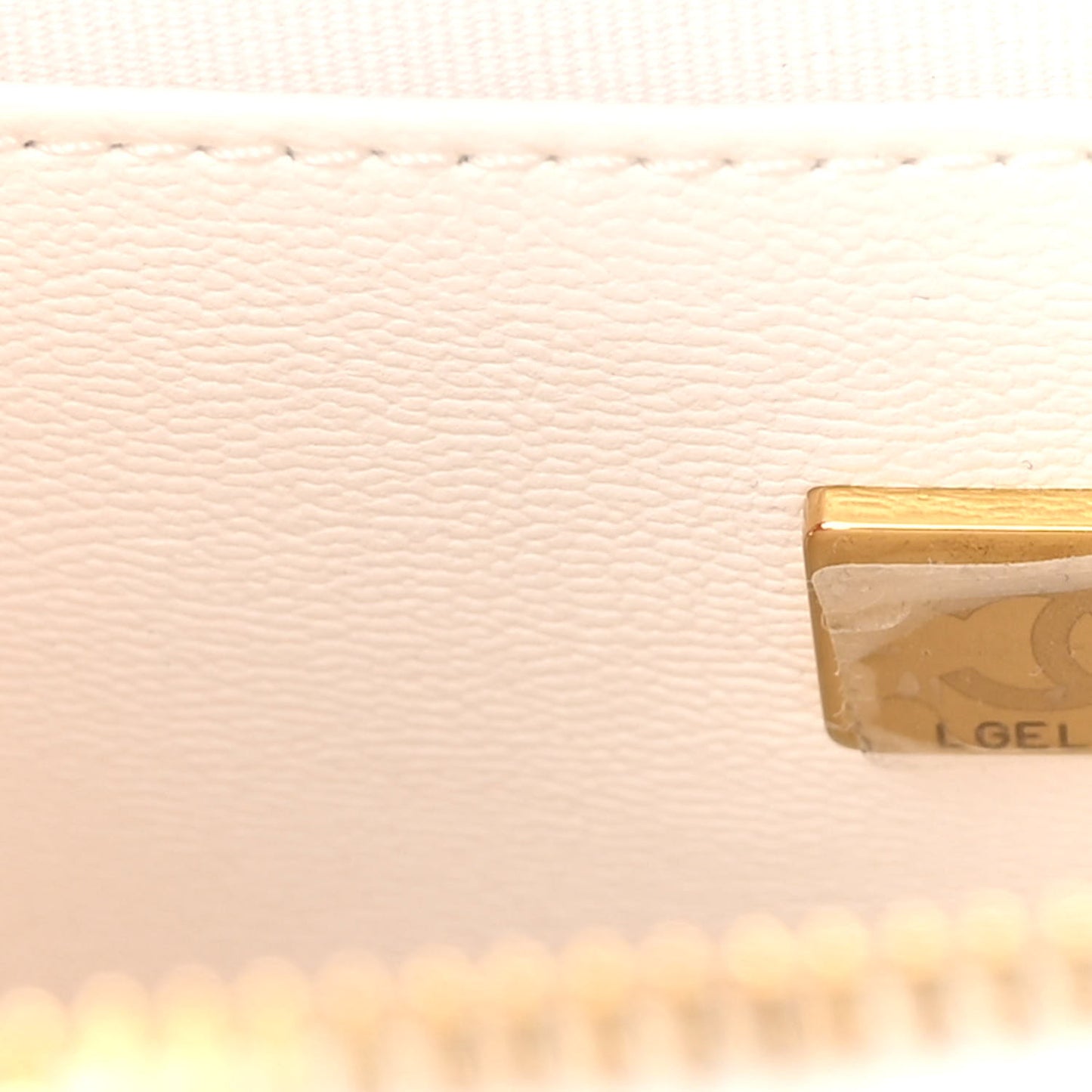 Lambskin Quilted CC In Love Heart Bag White