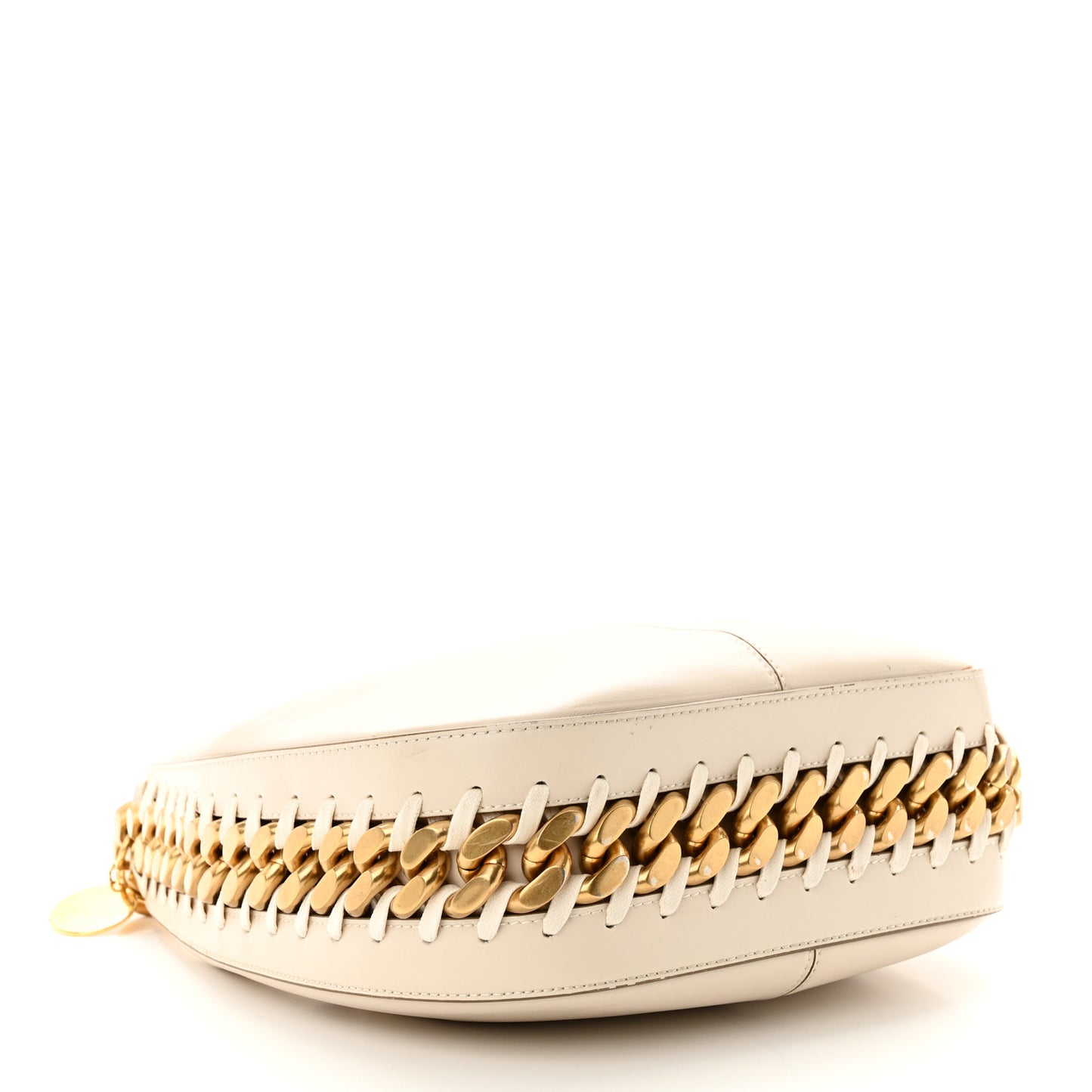 Eco Alter Nappa Frayme Small Zipit Shoulder Bag Pure White