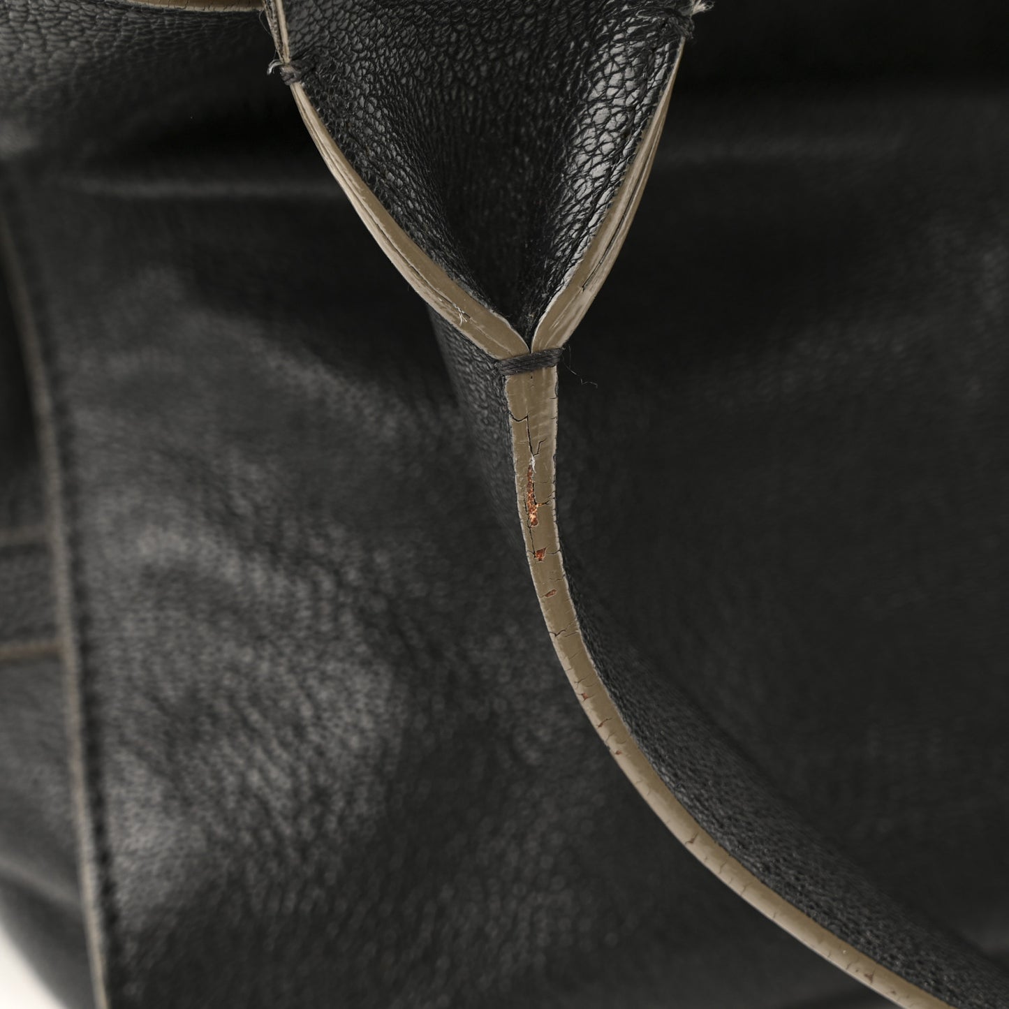 Goatskin Large Dalston Satchel Black