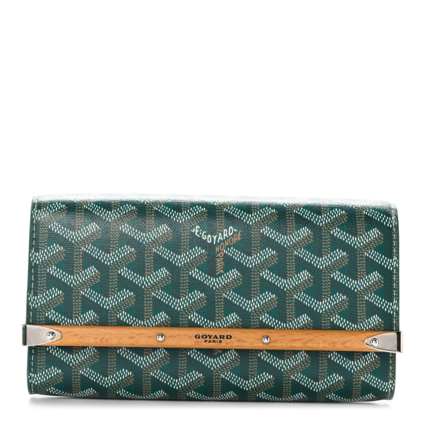 Goyardine Monte Carlo Mini Phone Case Green