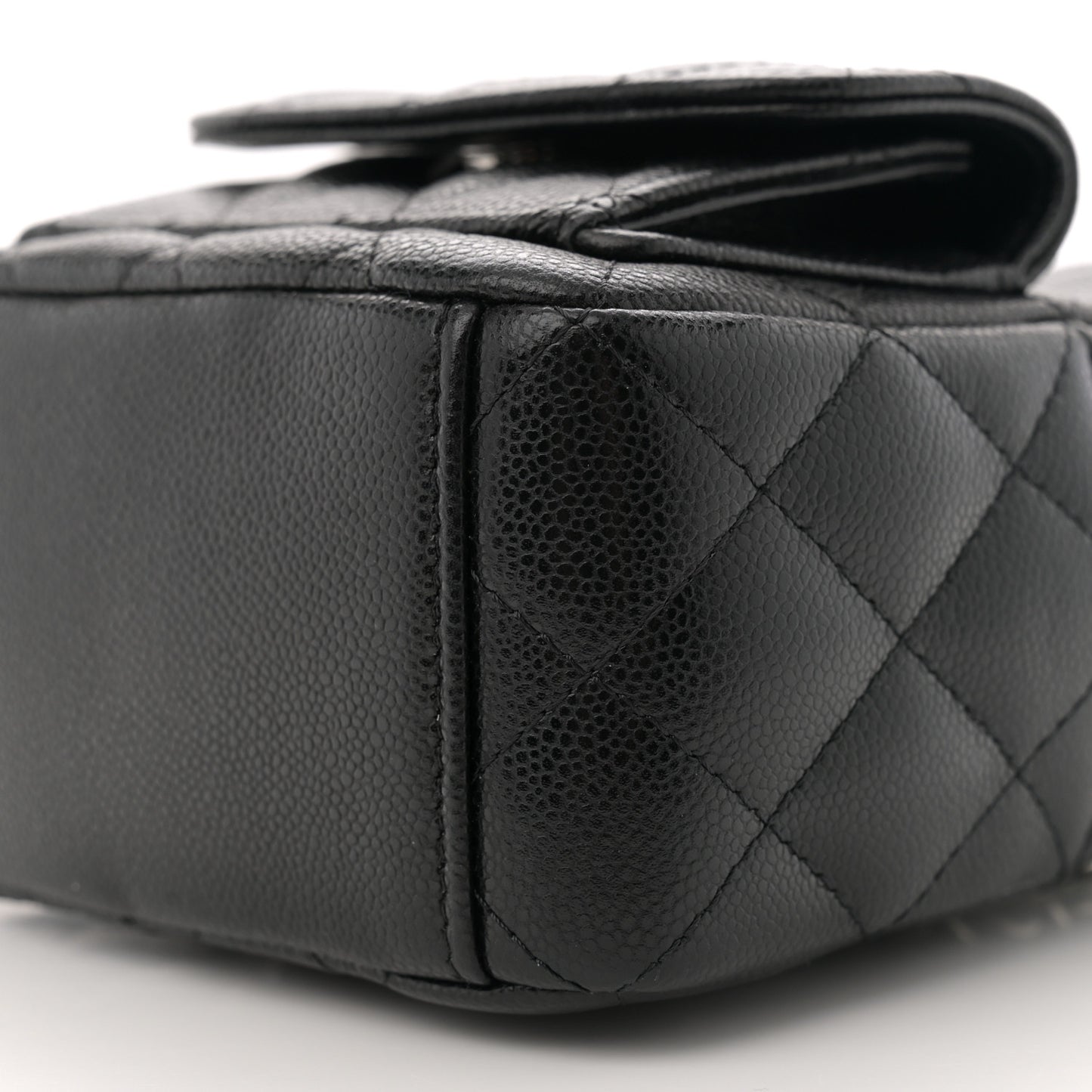 Caviar Quilted CC Mini Classic Backpack Black