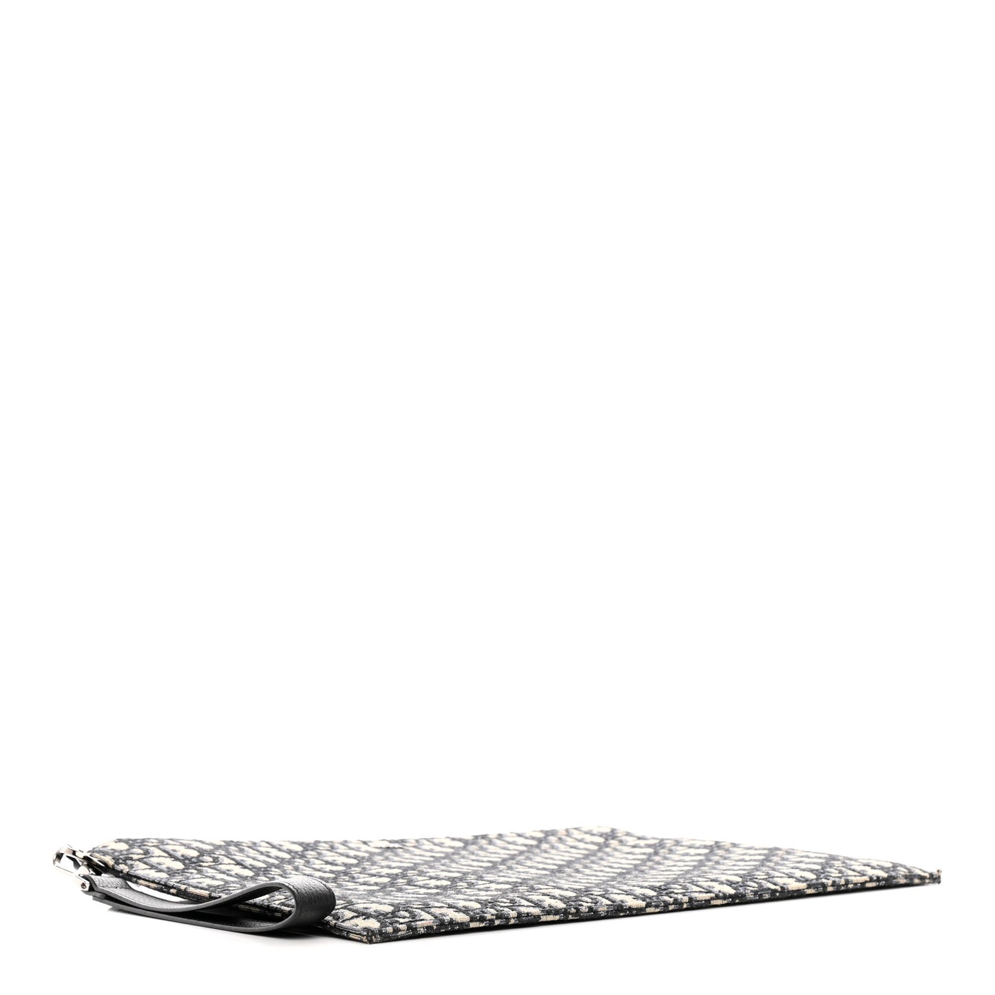 Oblique A4 Flat Pouch Clutch Blue