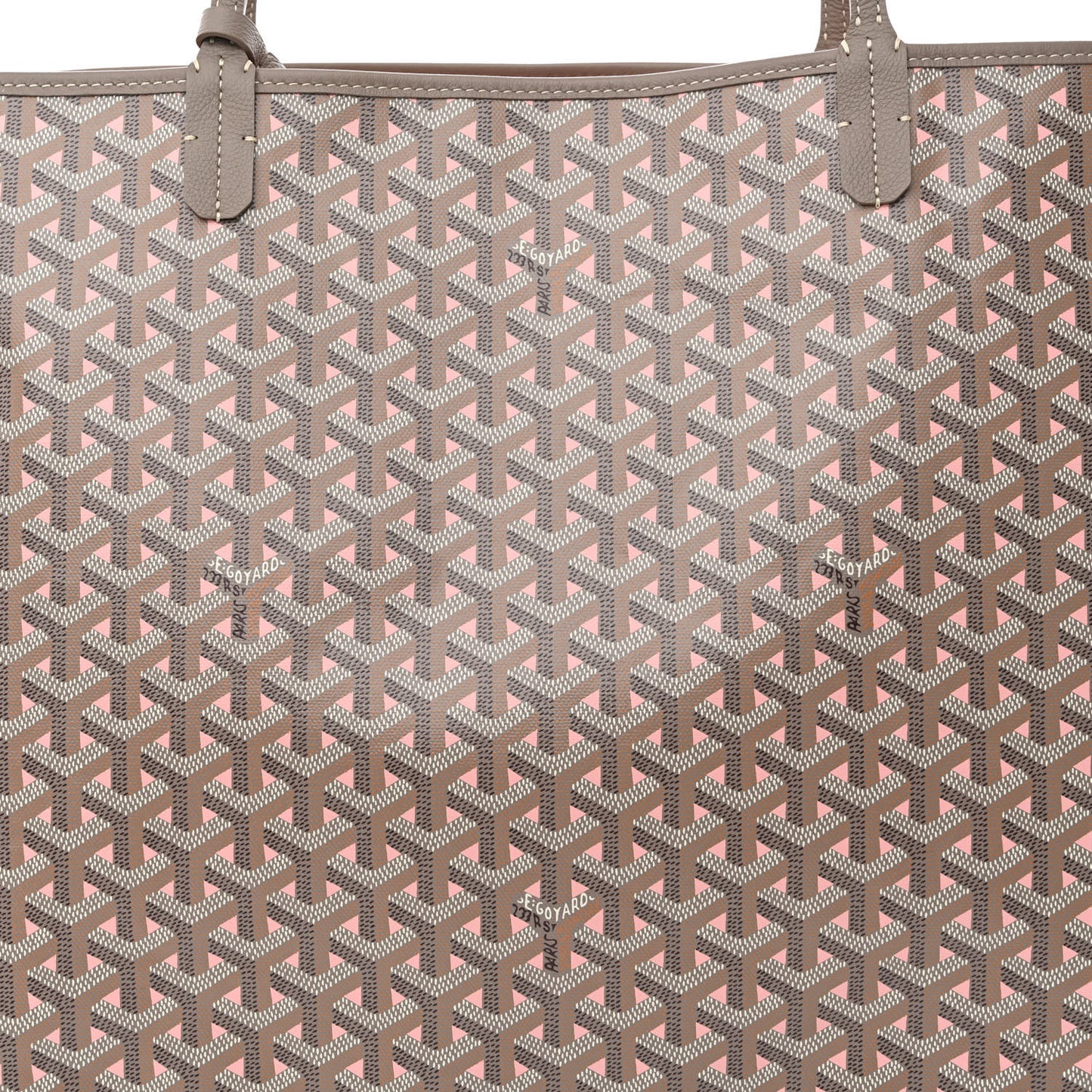 Goyardine Saint Louis Claire Voie GM Grege Powder Pink