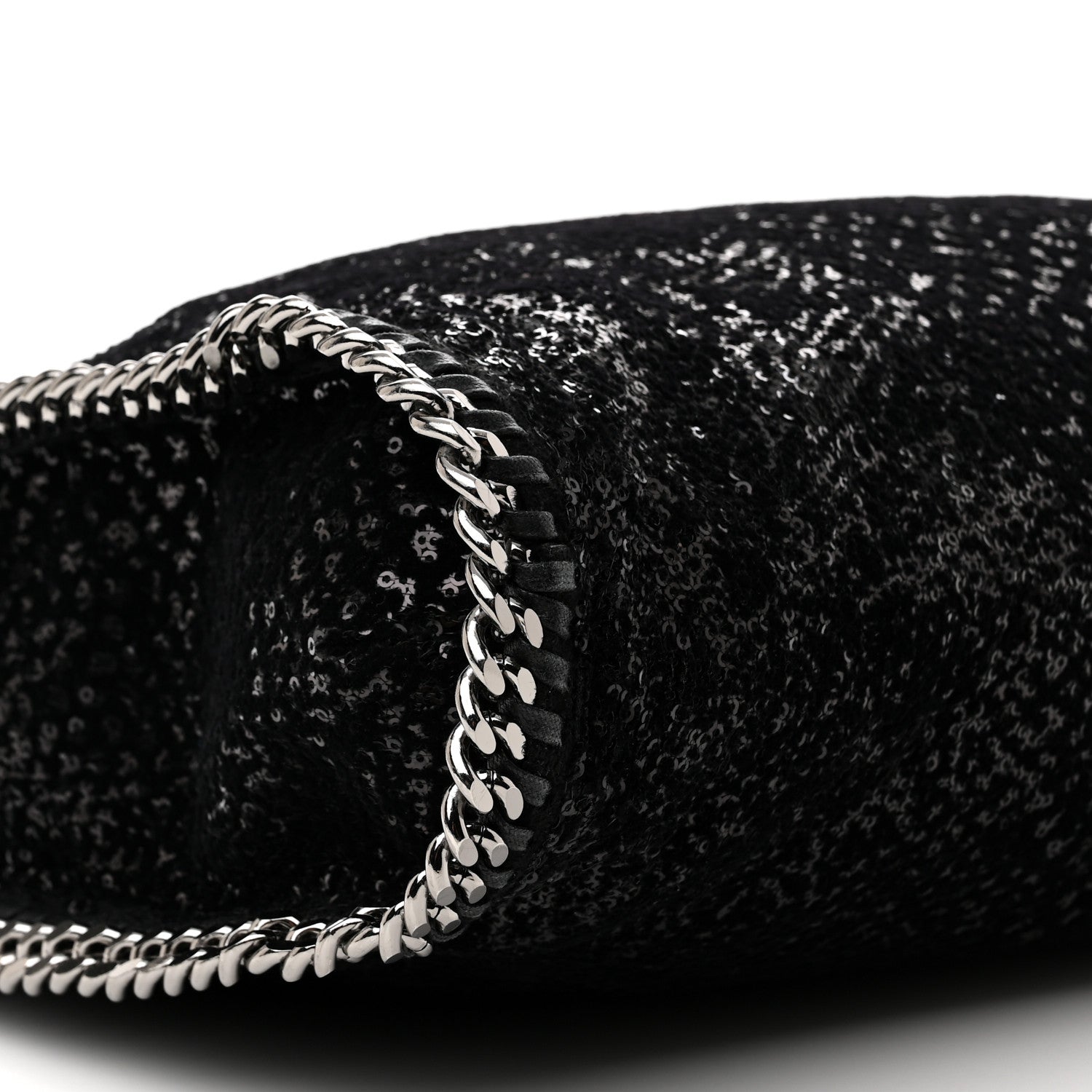 Stella McCartney Sequin Small Falabella Tote Black 10 of 11