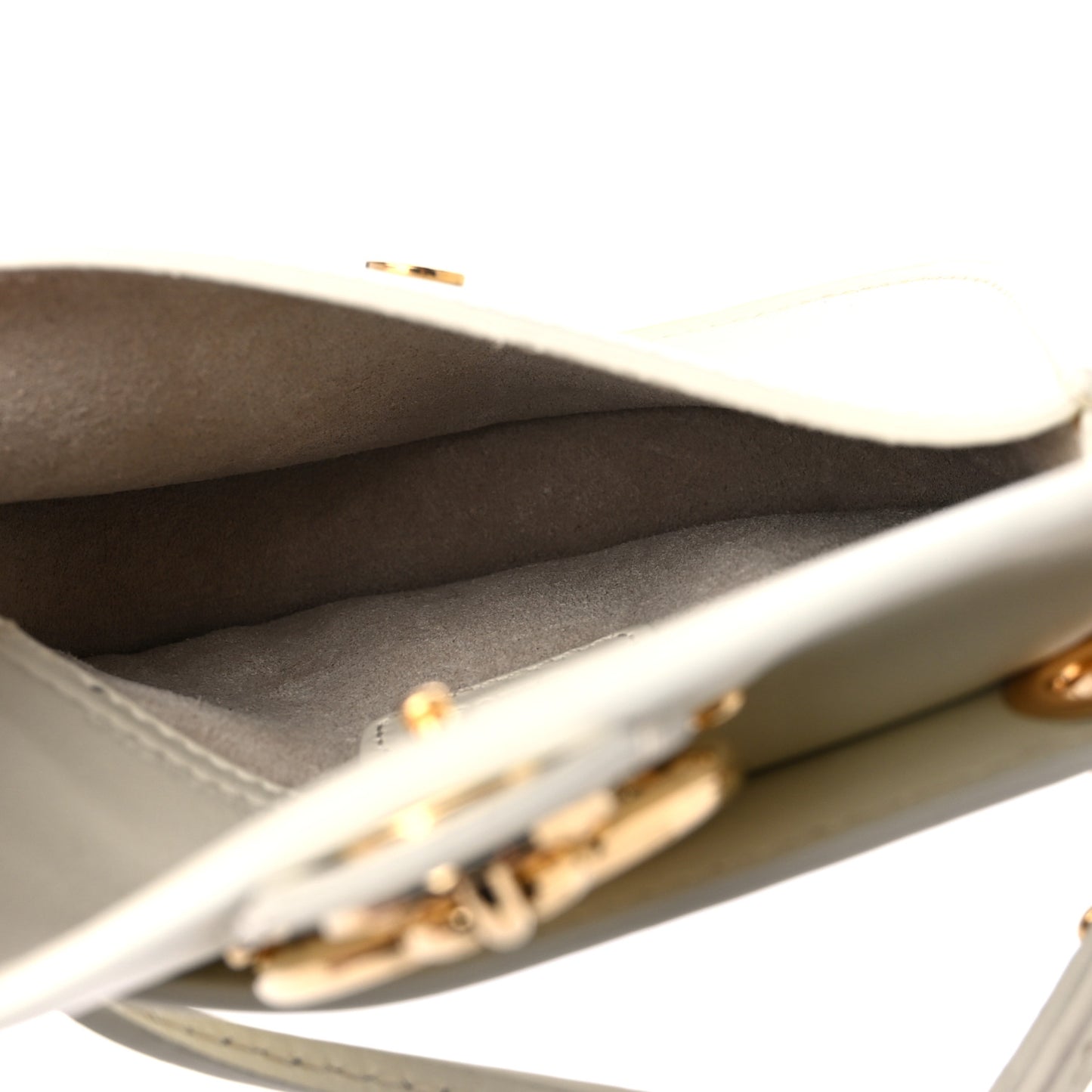 Calfskin Tess Mini Crossbody Bag Natural White