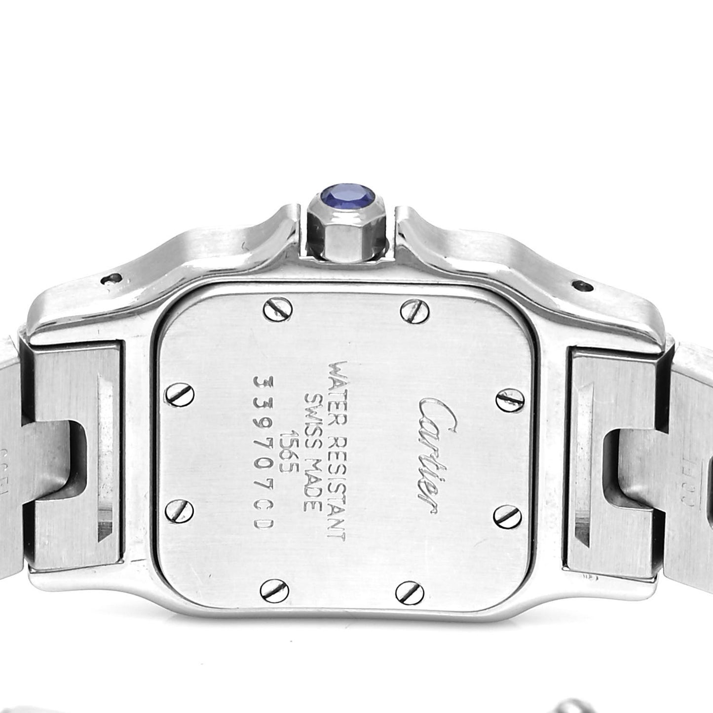 Stainless Steel 24mm Santos de Cartier Galbee Quartz Watch