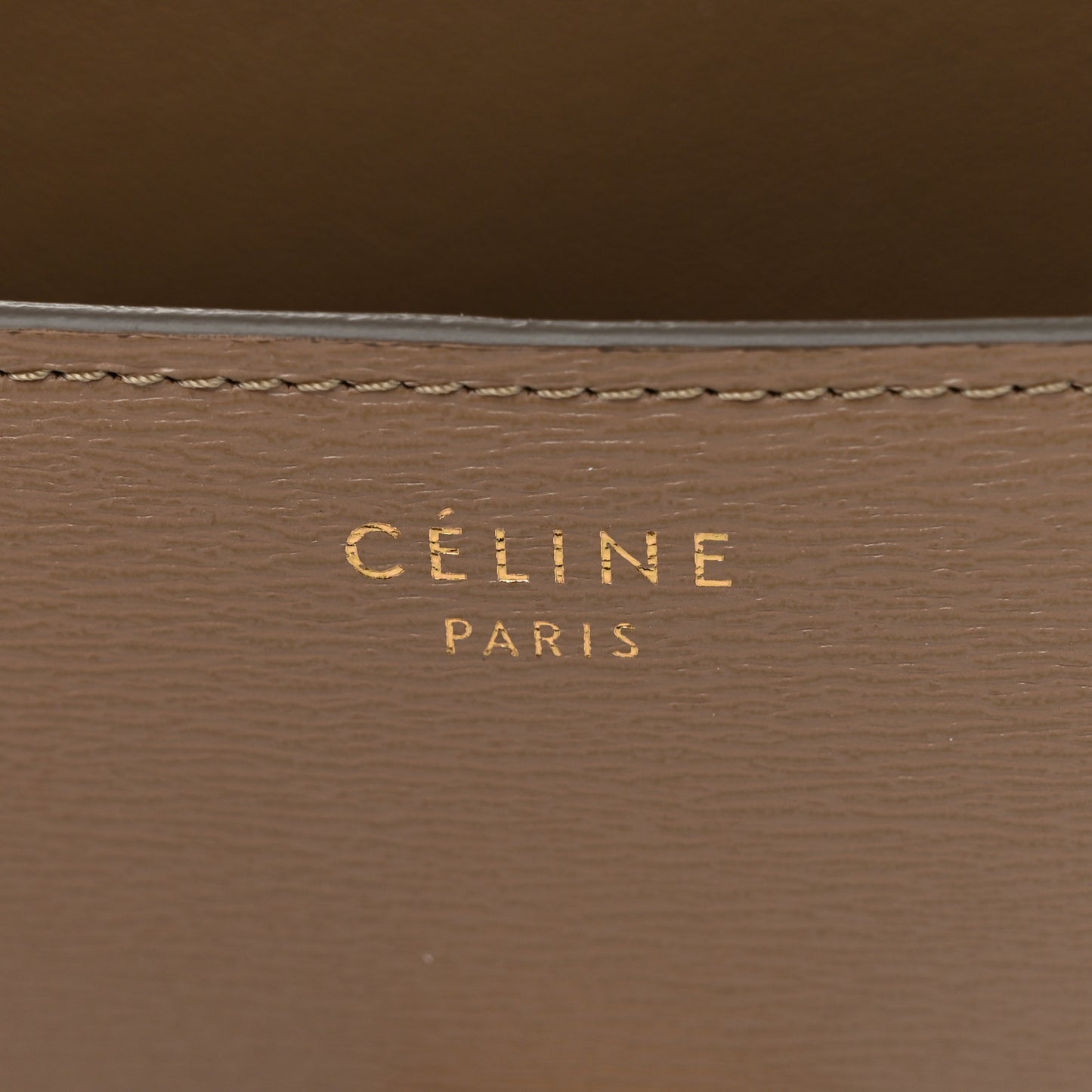 Liege Calfskin Medium Classic Box Flap Bag Taupe
