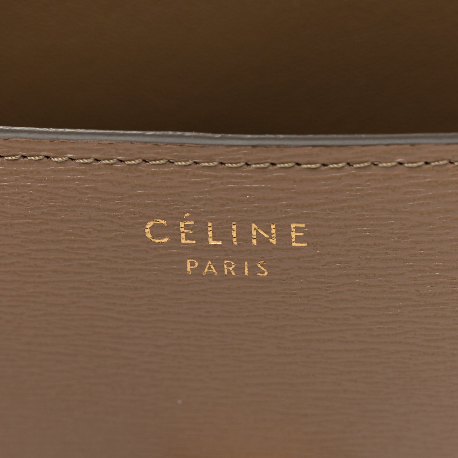 Celine Liege Calfskin Medium Classic Box Flap Bag Taupe 6 of 11