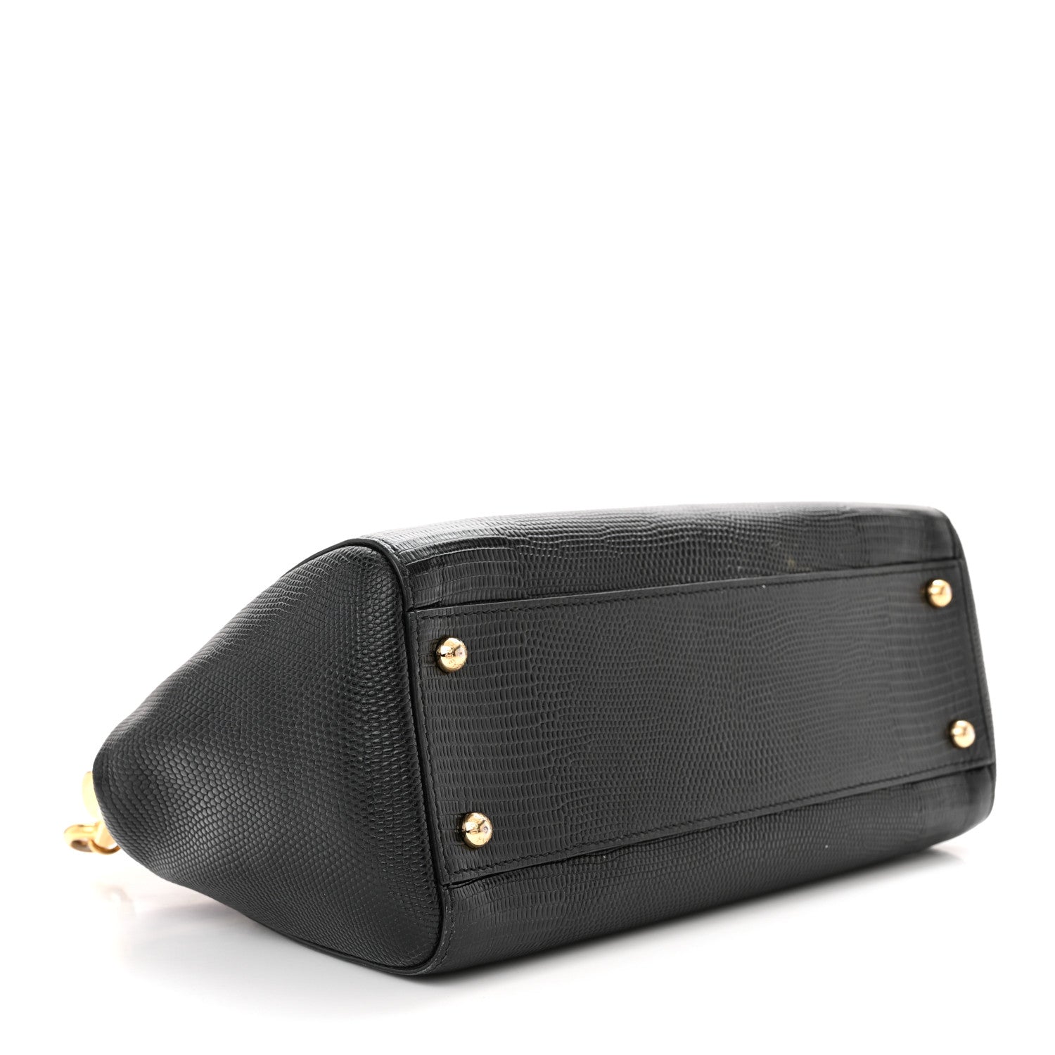 Dolce & Gabbana Stampa Iguana Crystal Medium Miss Sicily Satchel White Black Pink 4 of 21