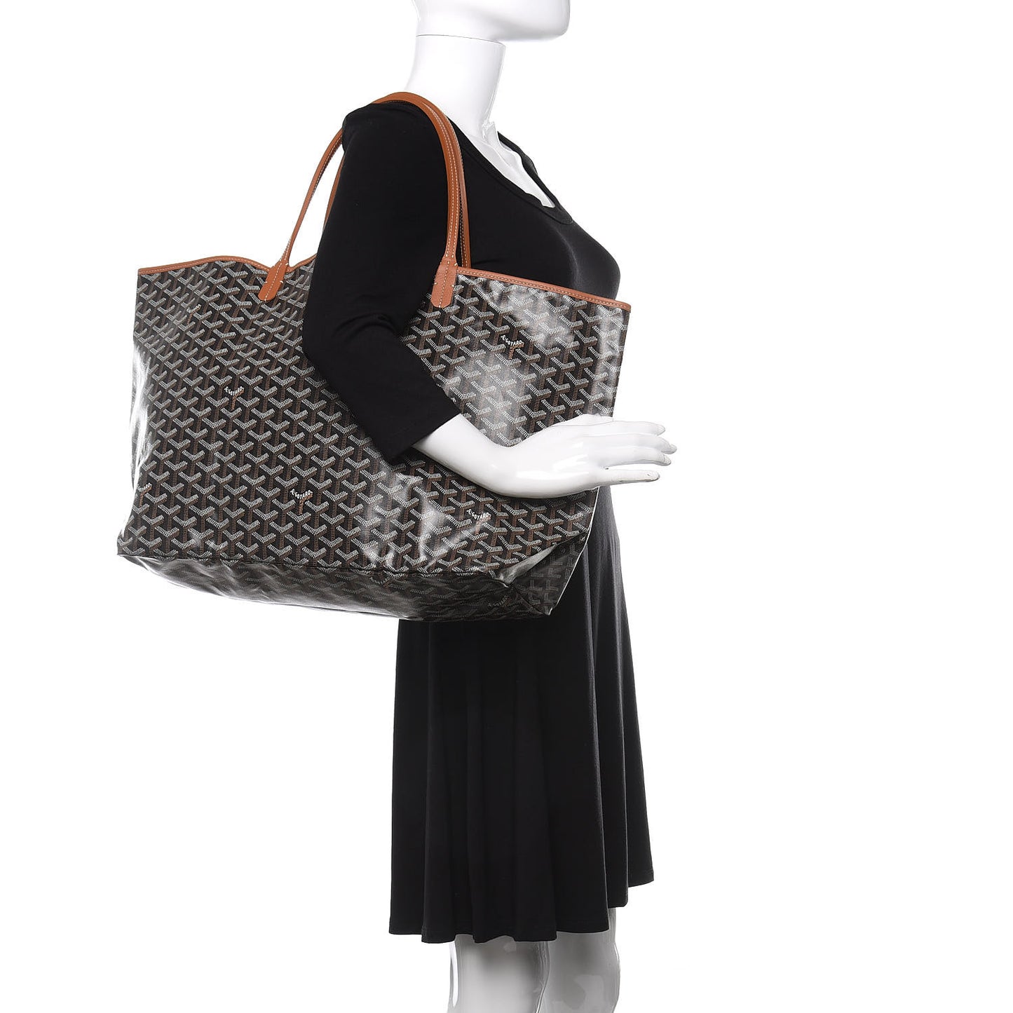 Goyardine Saint Louis GM Black Gold