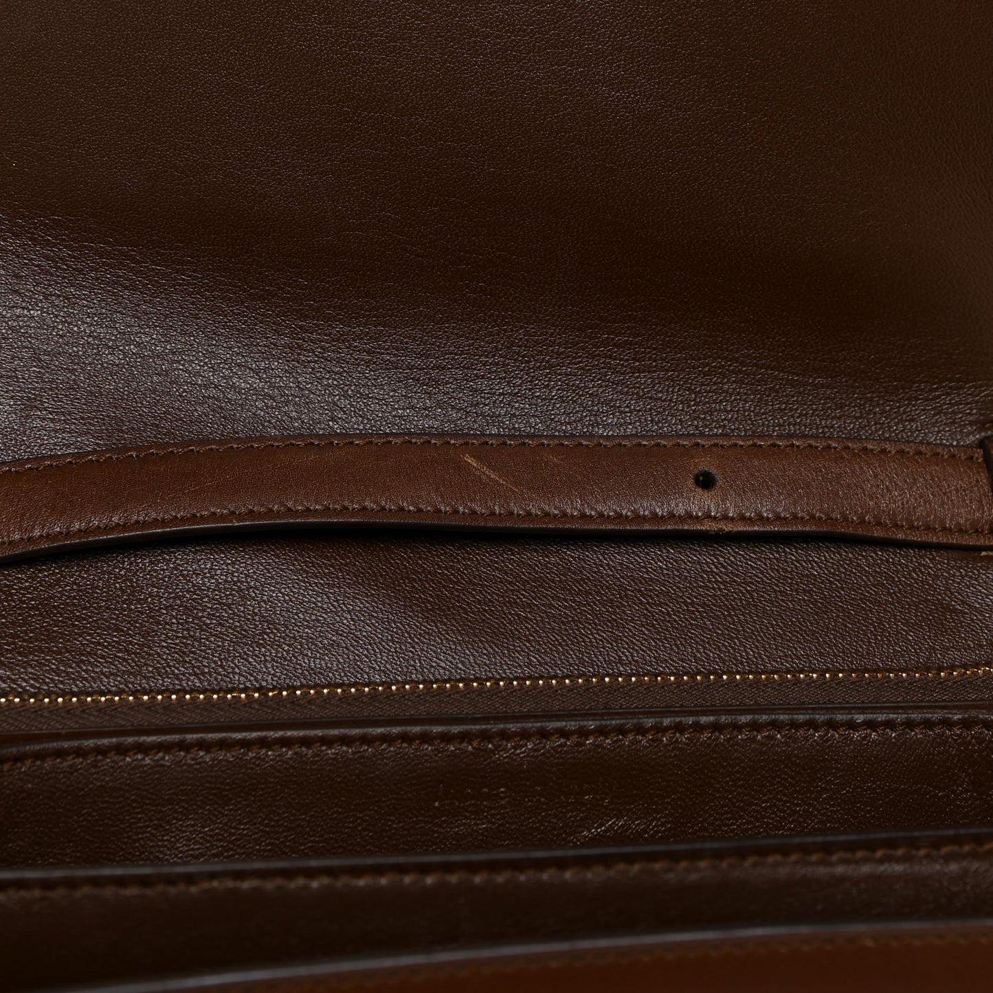 Box Calfskin Medium Classic Box Flap Bag Havana