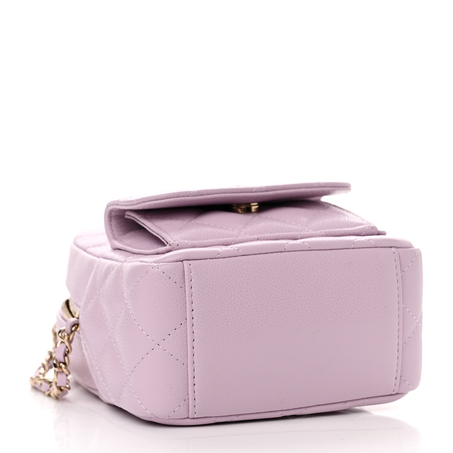 Chanel Caviar Quilted CC Mini Classic Backpack Light Purple 4 of 11