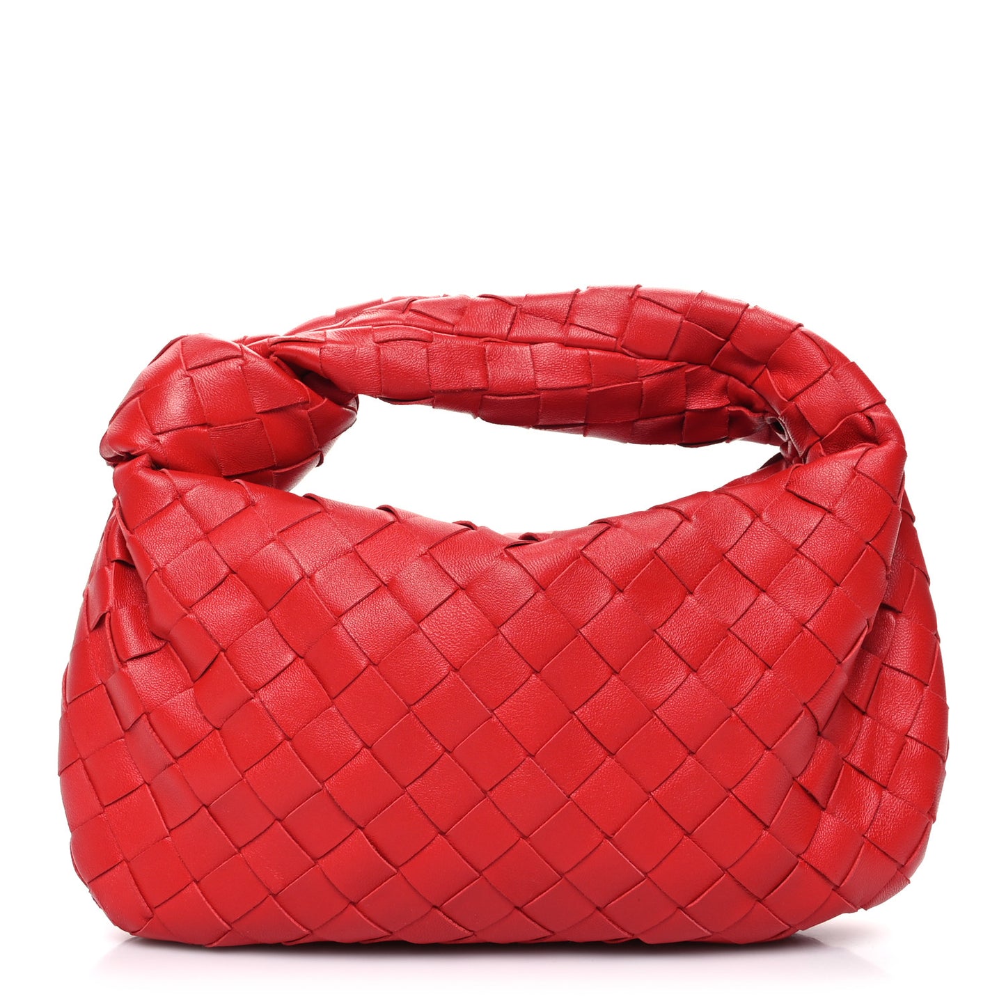 Nappa Intrecciato Mini Jodie Red
