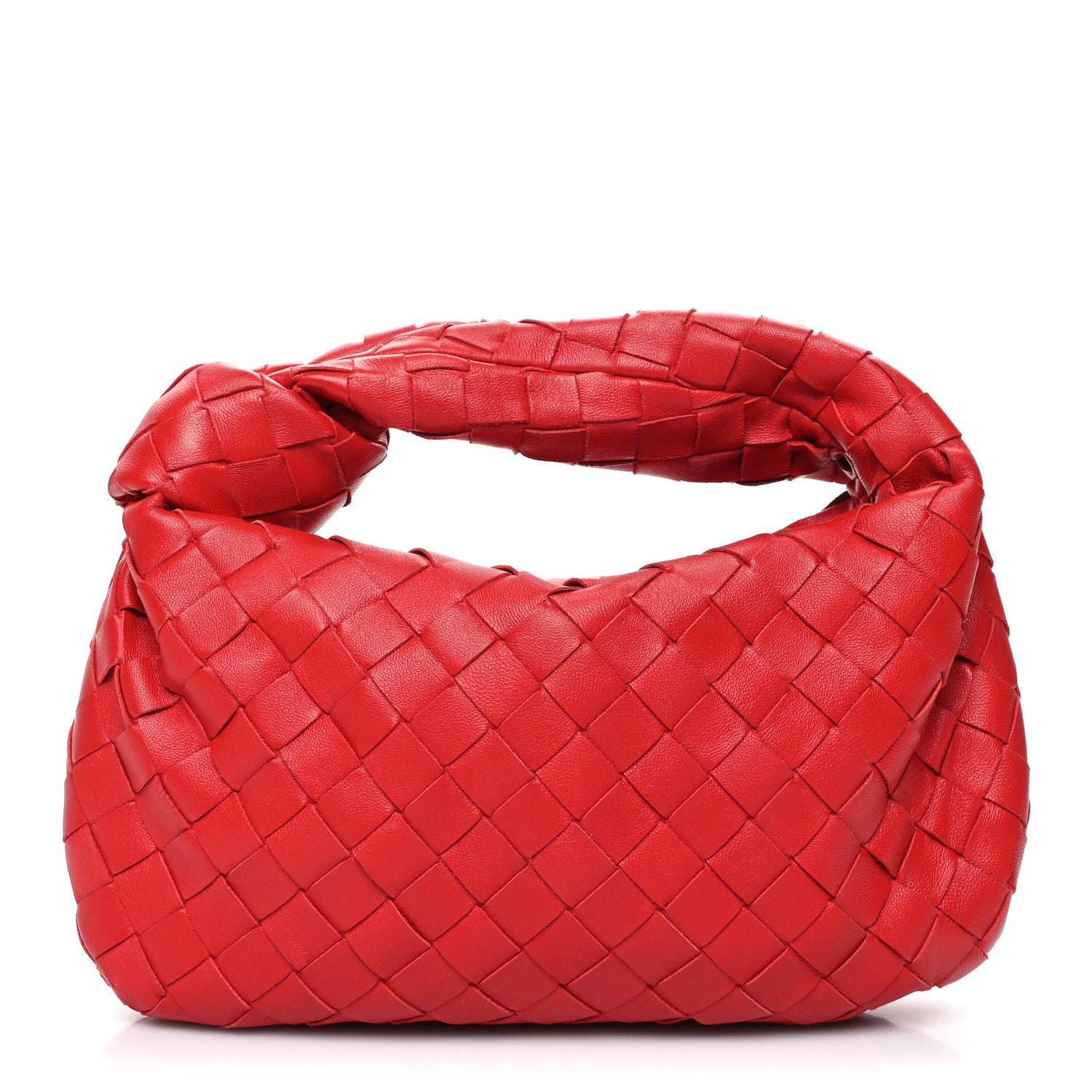 Bottega Veneta Nappa Intrecciato Mini Jodie Red 1 of 11