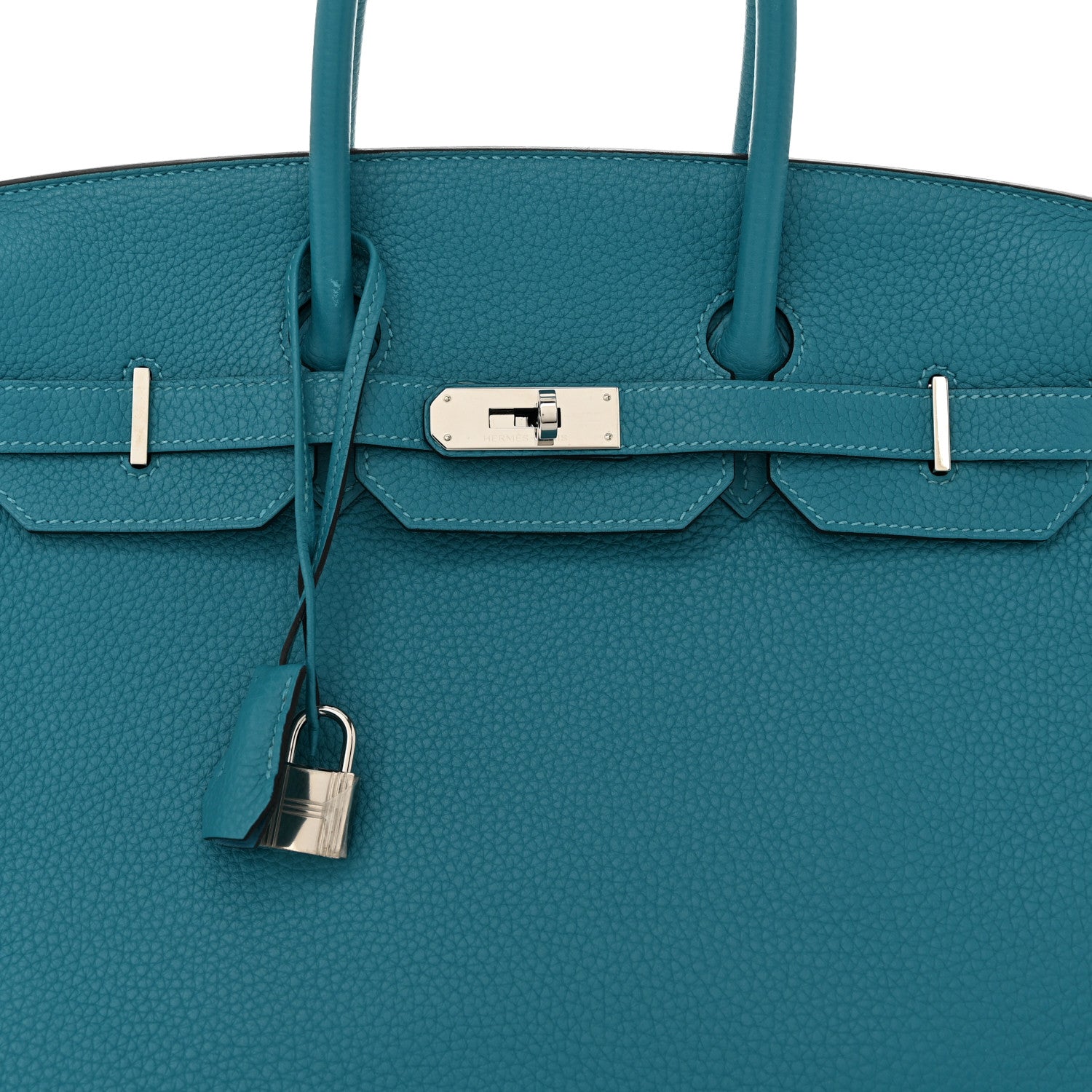 Hermes Togo BIRKIN 35 Turquoise 8 of 13