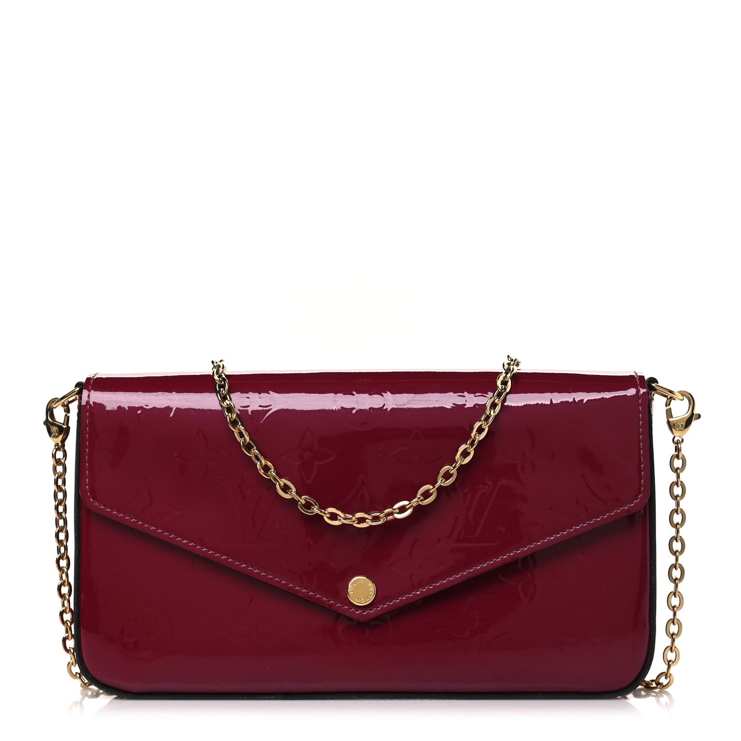 Vernis Felicie Chain Wallet Magenta