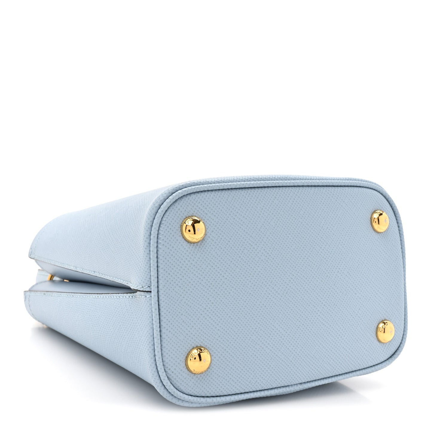 Saffiano Cuir Calfskin Small Panier Bucket Bag Astrale Black