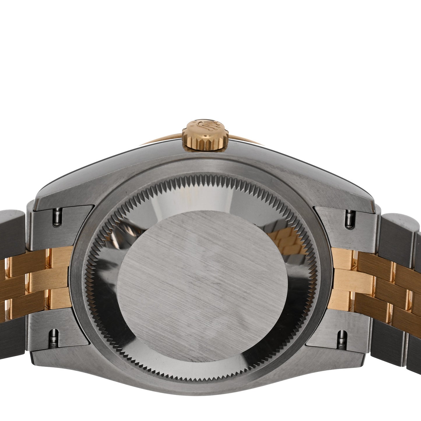 Stainless Steel 18K Yellow Gold Diamond 36mm Oyster Perpetual Datejust Watch Silver Roman 126233