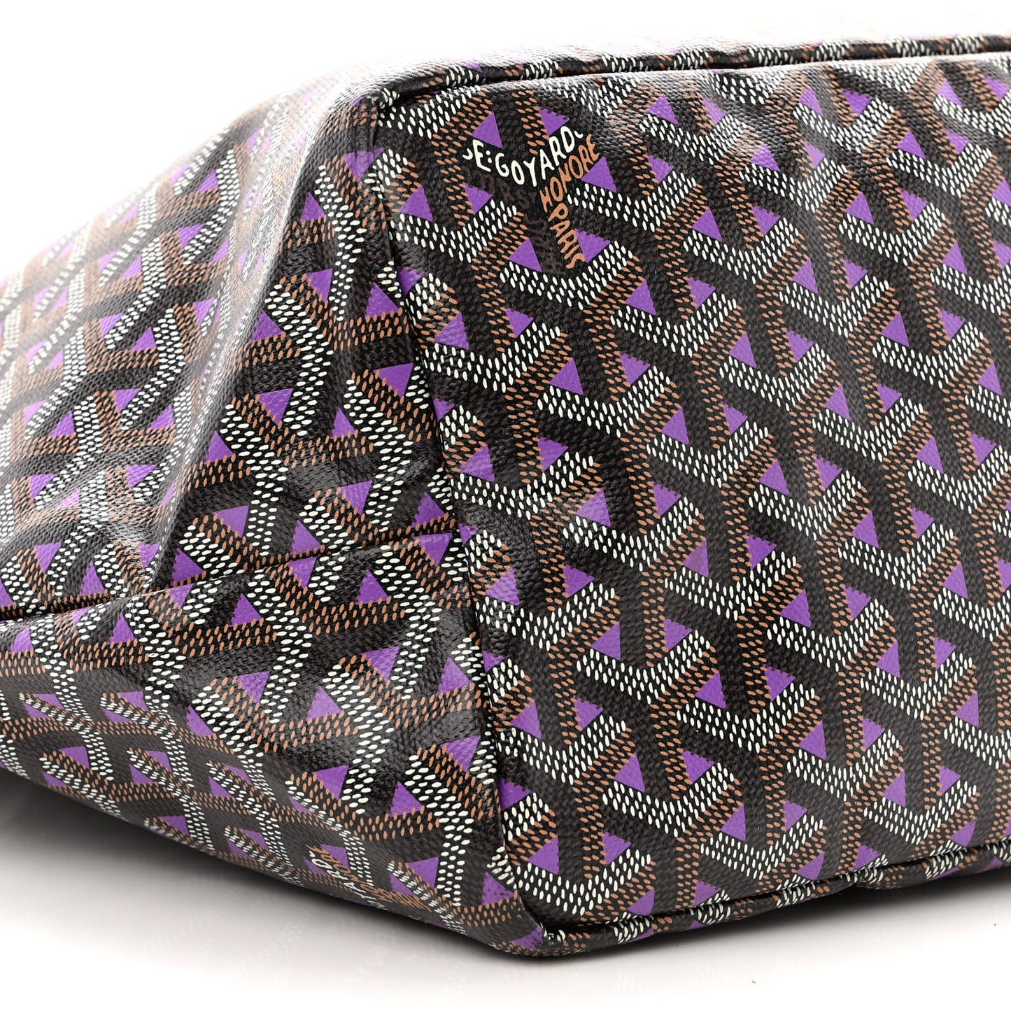Goyardine Saint Louis Claire Voie PM Black Violet