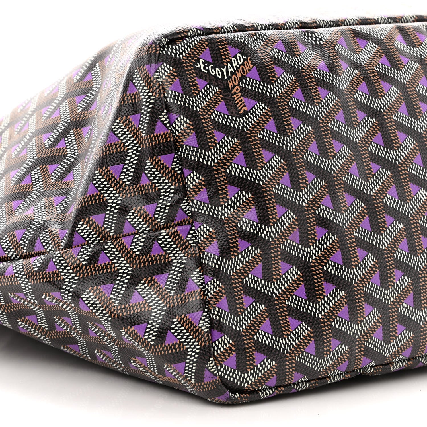 Goyard Goyardine Saint Louis Claire Voie PM Black Violet 10 of 14