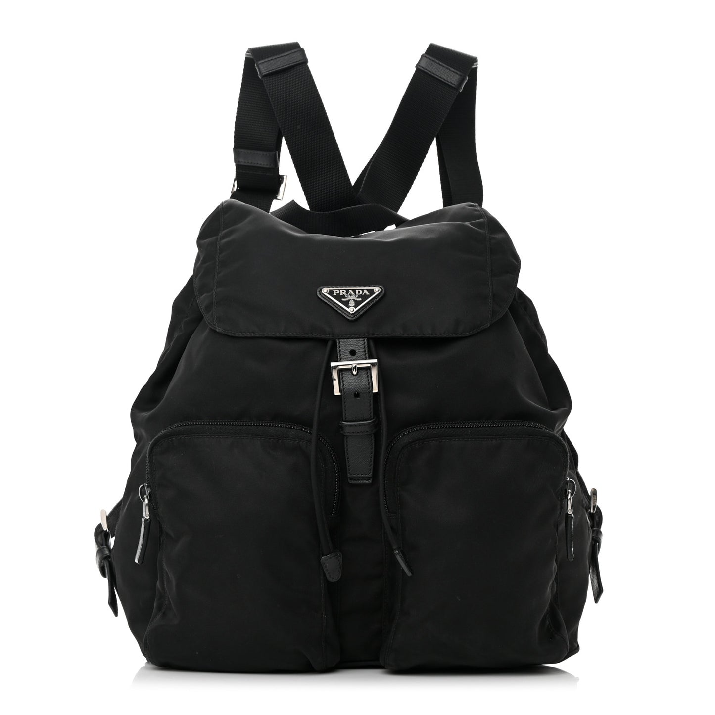 Nylon Vela Large Backpack Black